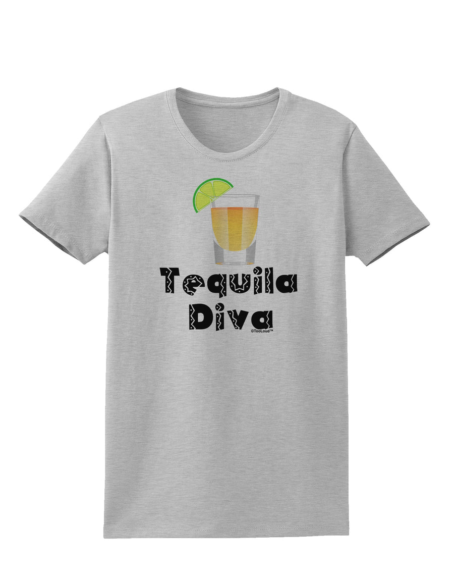 Tequila Diva - Cinco de Mayo Design Womens T-Shirt by TooLoud-Womens T-Shirt-TooLoud-White-X-Small-Davson Sales