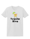 Tequila Diva - Cinco de Mayo Design Womens T-Shirt by TooLoud-Womens T-Shirt-TooLoud-White-X-Small-Davson Sales