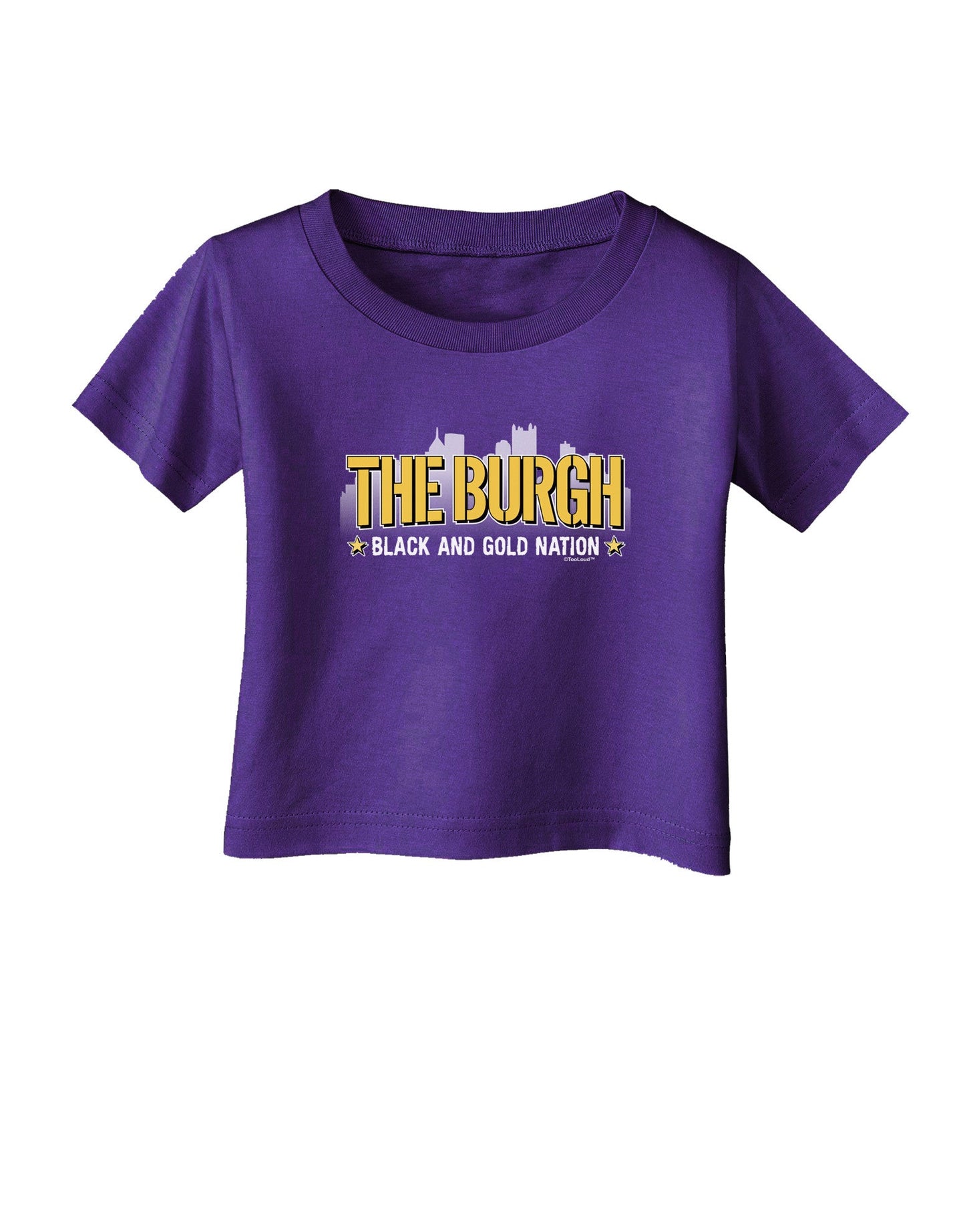 The Burgh Infant T-Shirt Dark-Infant T-Shirt-TooLoud-Purple-06-Months-Davson Sales