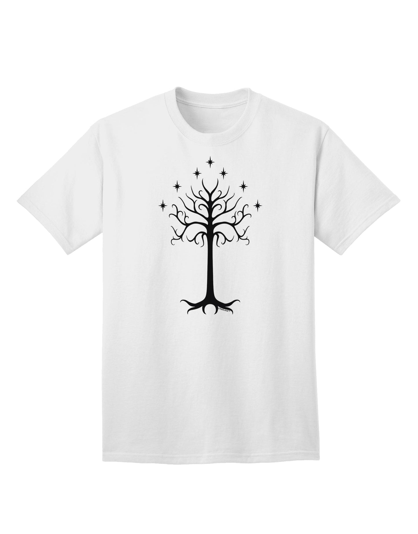 The Elegant Royal White Tree Adult T-Shirt by TooLoud-Mens T-shirts-TooLoud-White-Small-Davson Sales