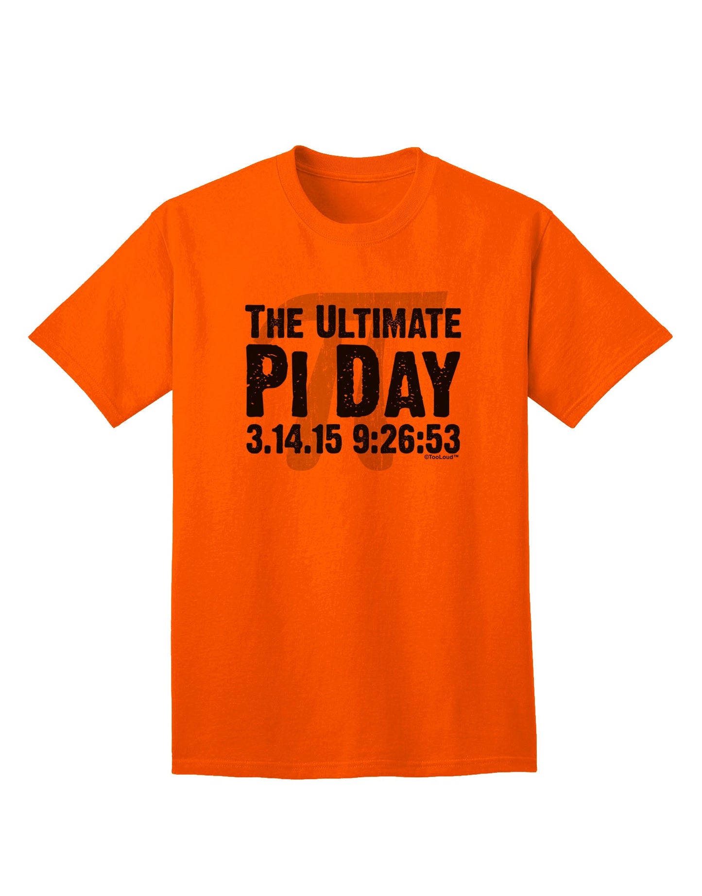 The Exquisite Pi Day Text Adult T-Shirt by TooLoud-Mens T-shirts-TooLoud-Orange-Small-Davson Sales