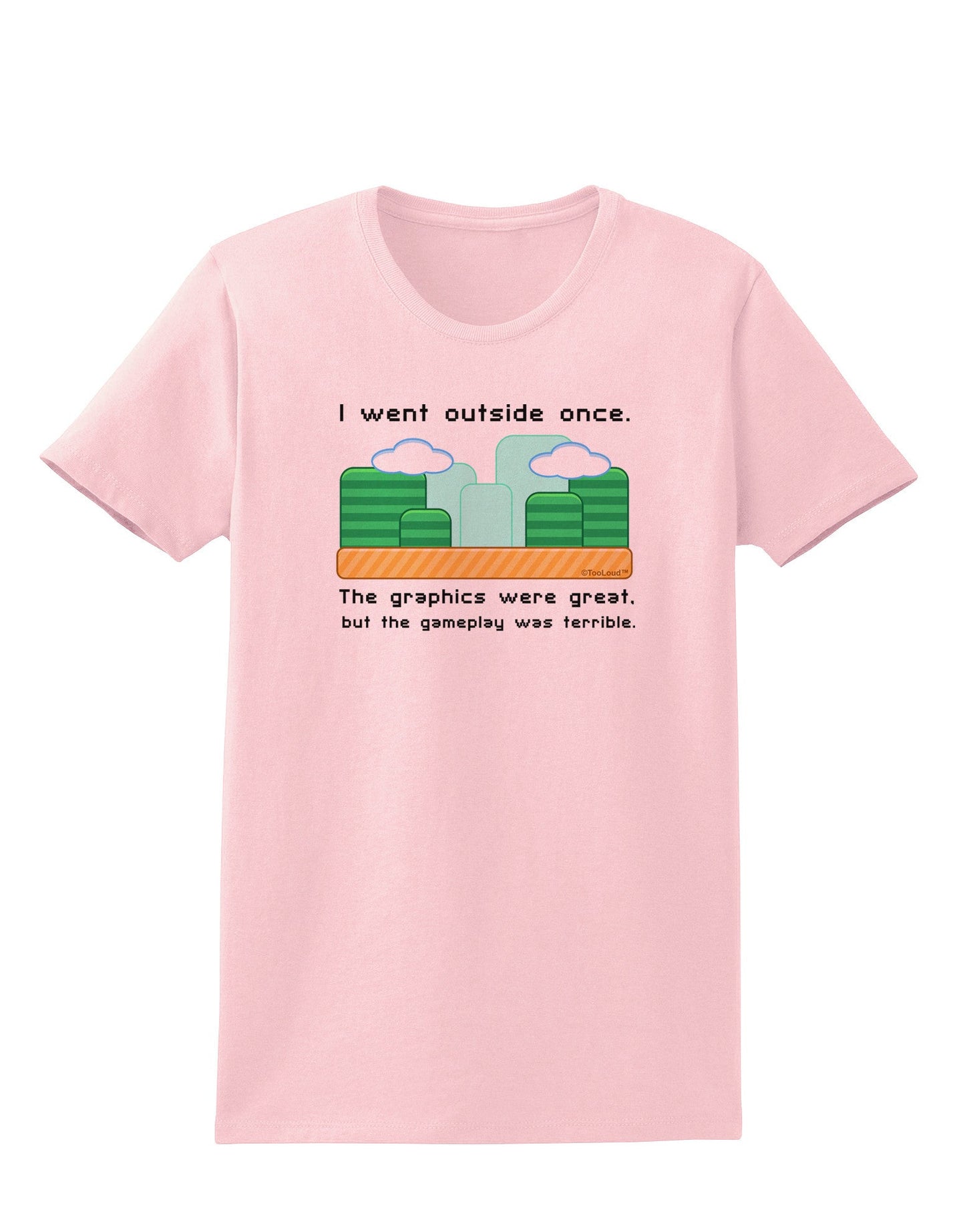 The Gameplay Was Terrible Womens T-Shirt-Womens T-Shirt-TooLoud-PalePink-X-Small-Davson Sales