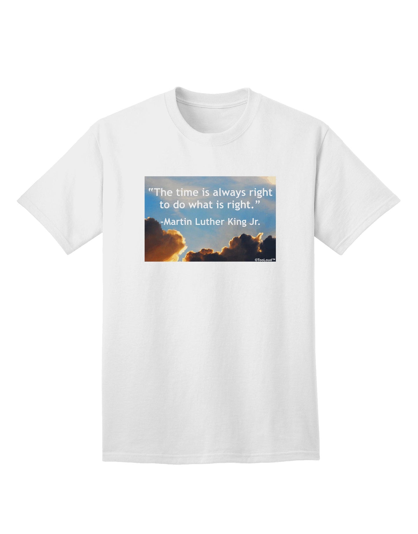 The Time Is Always Right Adult T-Shirt-Mens T-Shirt-TooLoud-White-Small-Davson Sales