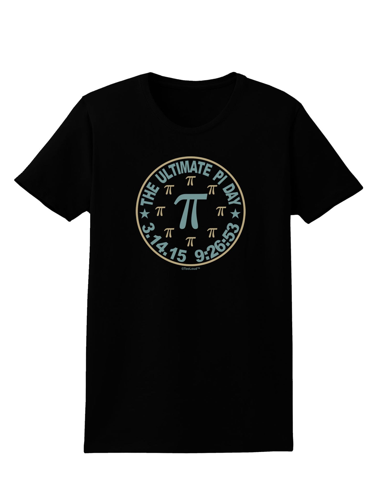 The Ultimate Pi Day Emblem Womens Dark T-Shirt by TooLoud-Womens T-Shirt-TooLoud-Black-X-Small-Davson Sales