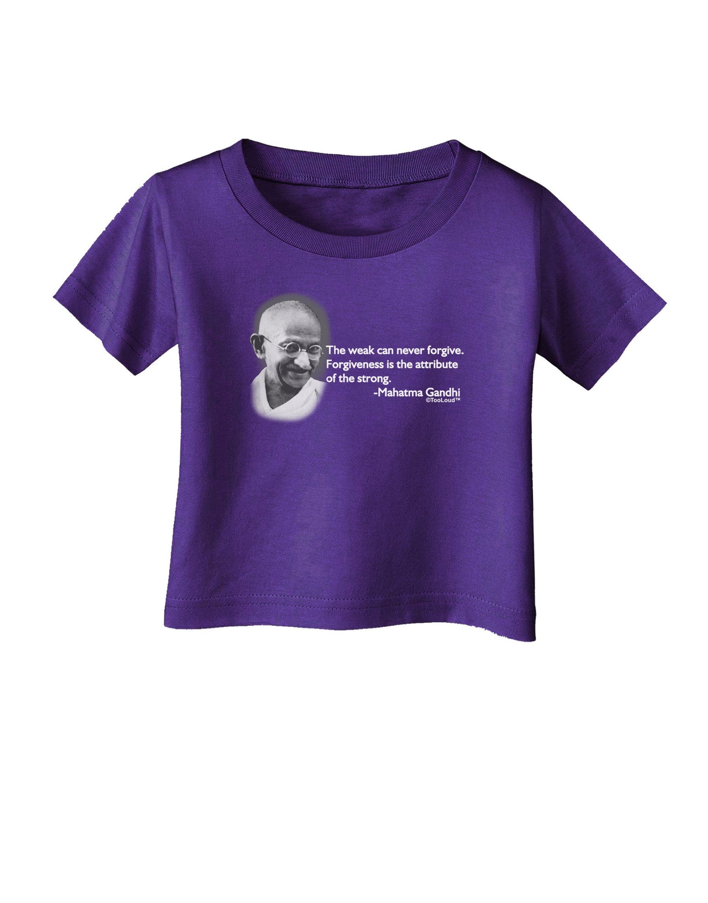 The Weak Can Never Forgive Infant T-Shirt Dark-Infant T-Shirt-TooLoud-Purple-06-Months-Davson Sales