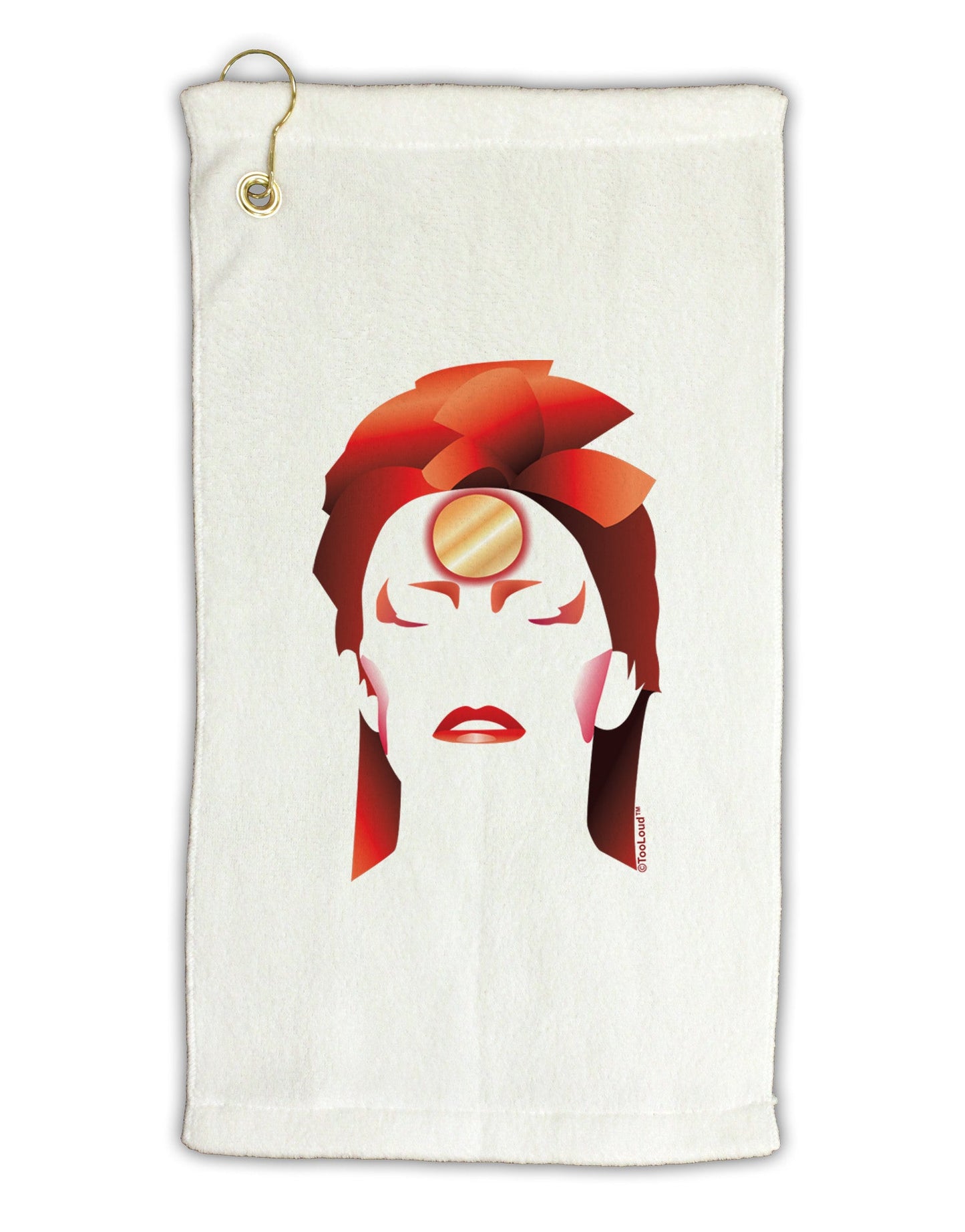 The Zig Micro Terry Gromet Golf Towel 16 x 25 inch-Golf Towel-TooLoud-White-Davson Sales