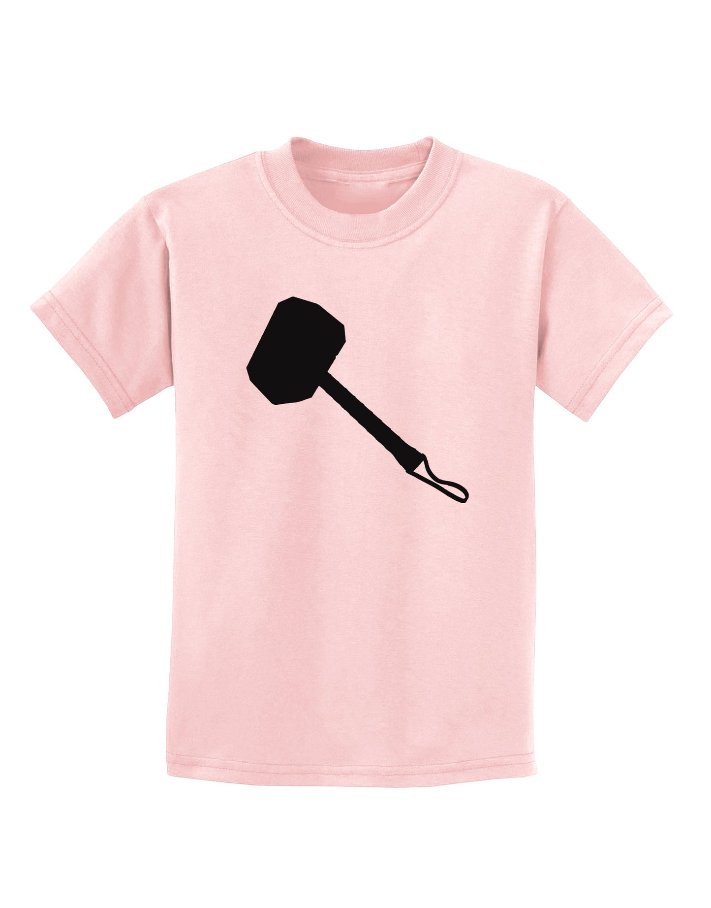 Thors Hammer Nordic Runes Lucky Odin Mjolnir Valhalla Childrens T-Shirt by TooLoud-TooLoud-PalePink-X-Small-Davson Sales