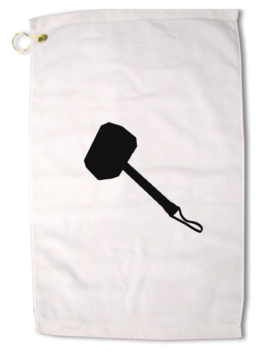 Thors Hammer Nordic Runes Lucky Odin Mjolnir Valhalla Premium Cotton Golf Towel - 16" x 25 by TooLoud-TooLoud-16x25"-Davson Sales