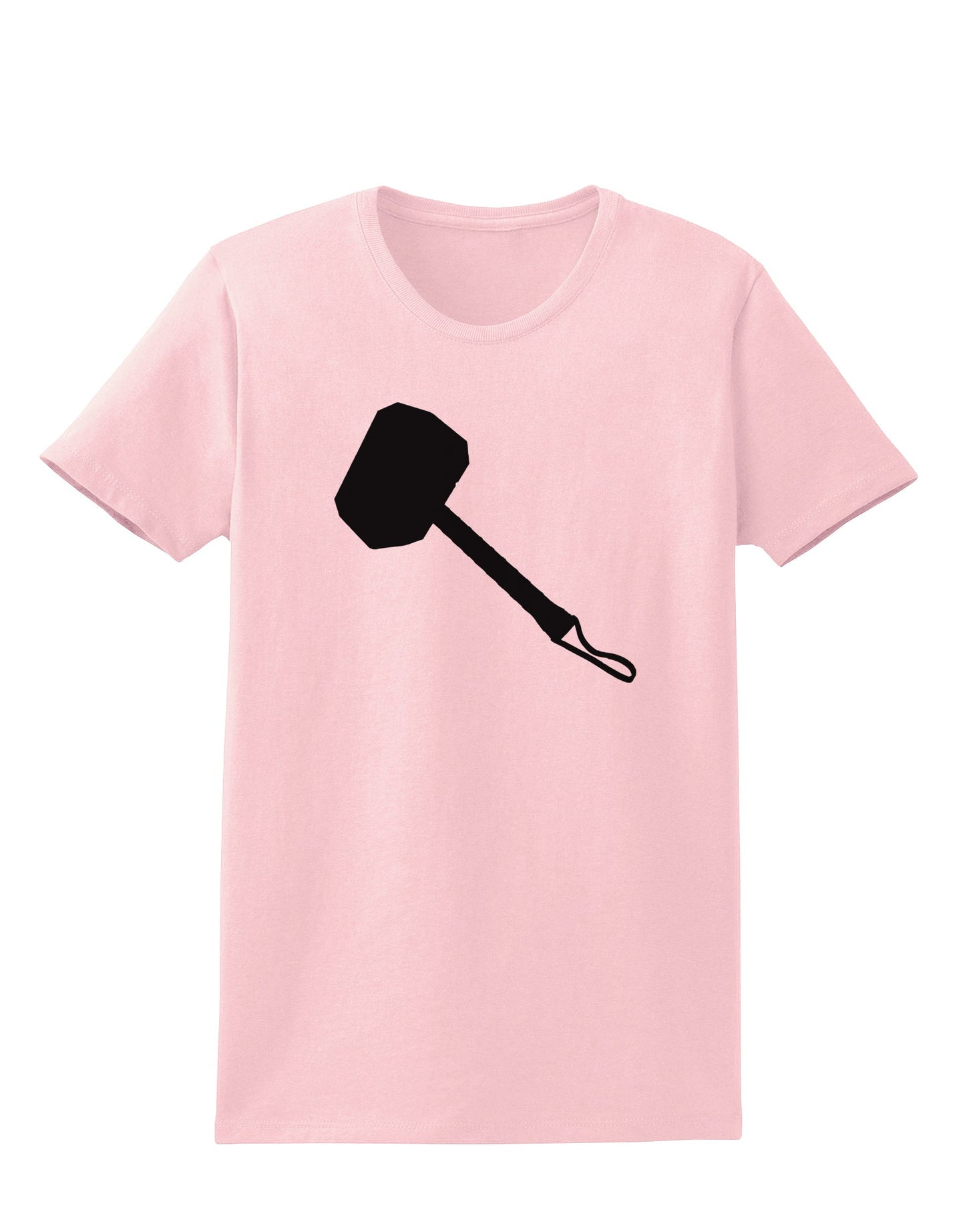 Thors Hammer Nordic Runes Lucky Odin Mjolnir Valhalla Womens T-Shirt by TooLoud-TooLoud-PalePink-X-Small-Davson Sales