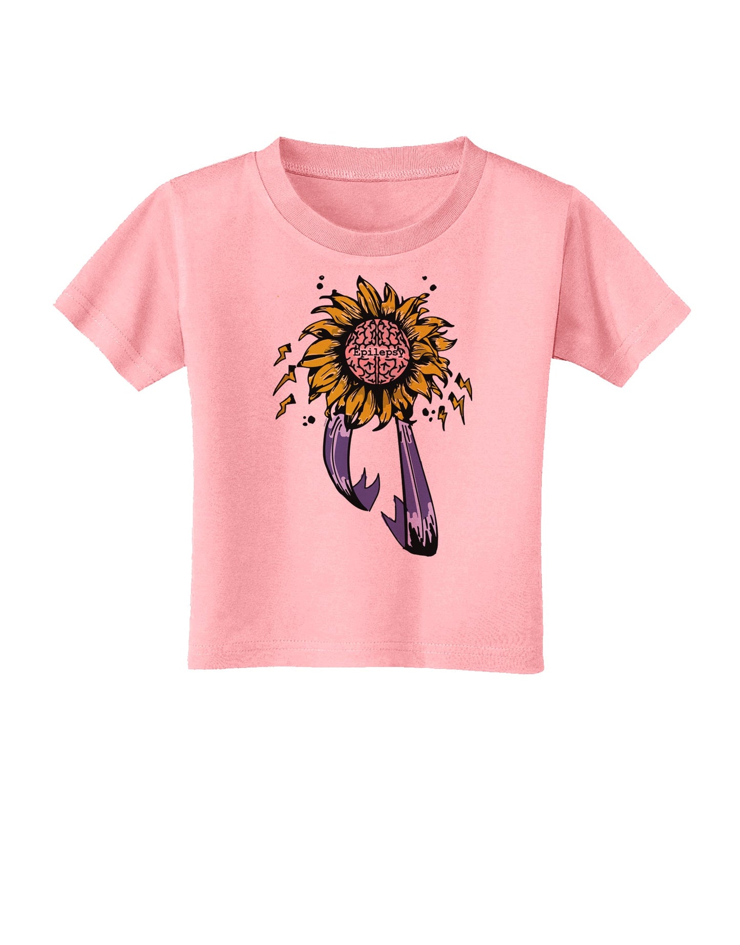 TooLoud Epilepsy Awareness Toddler T-Shirt-Toddler T-shirt-TooLoud-Candy-Pink-2T-Davson Sales