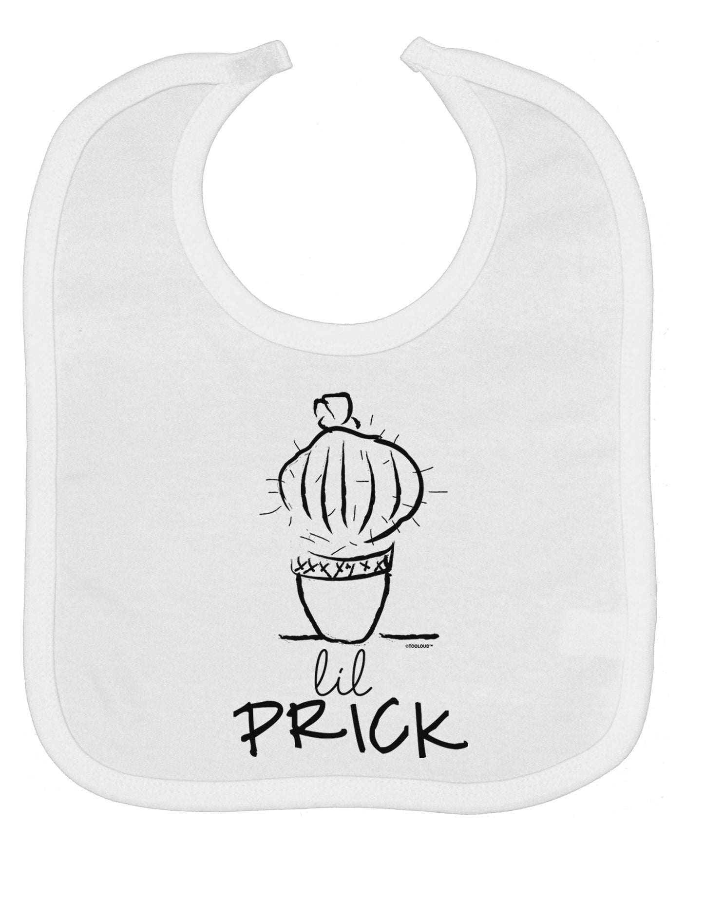 TooLoud Lil Prick Baby Bib