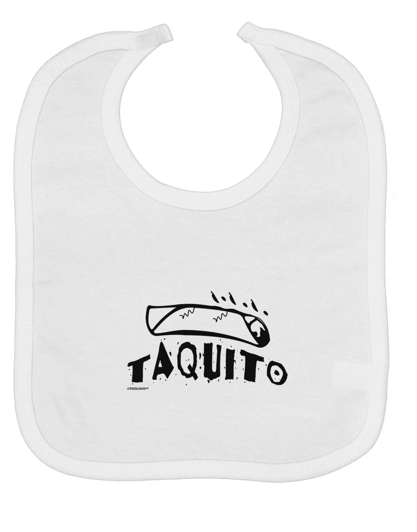 TooLoud Taquito Baby Bib