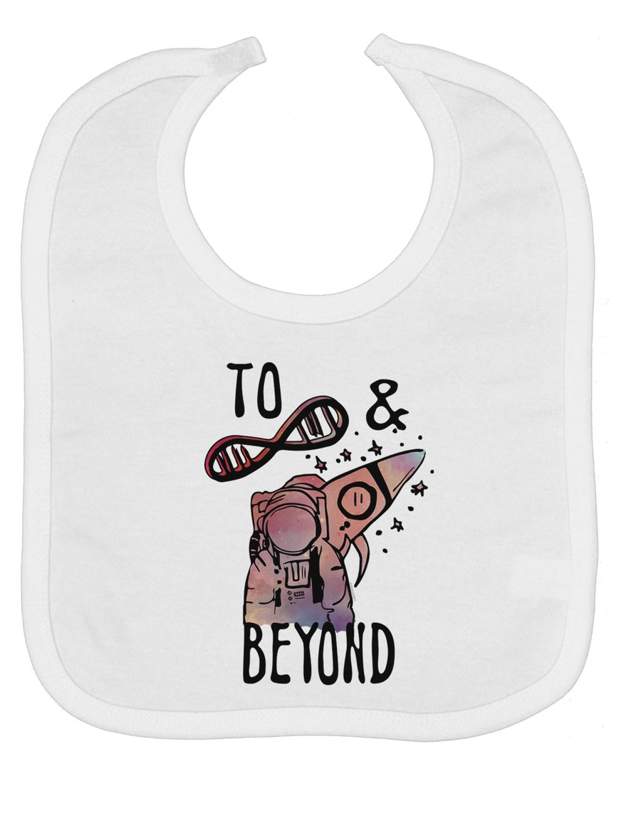 TooLoud To infinity and beyond Baby Bib