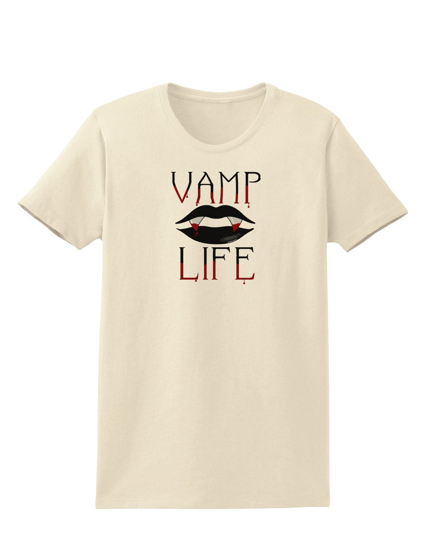 TooLoud Vamp Life Womens T-Shirt-Womens T-Shirt-TooLoud-Natural-X-Small-Davson Sales