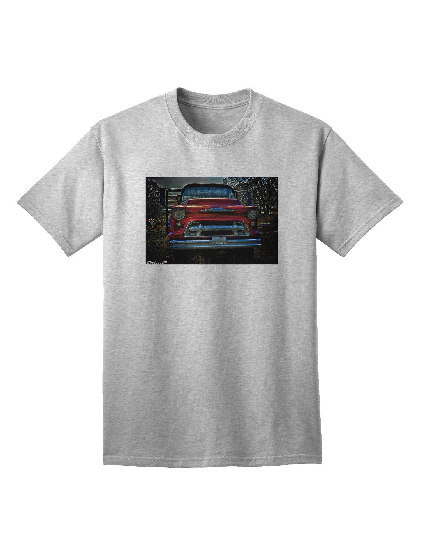 TooLoud Vintage Truck - Premium Adult T-Shirt for Classic Style Enthusiasts-Mens T-shirts-TooLoud-AshGray-Small-Davson Sales