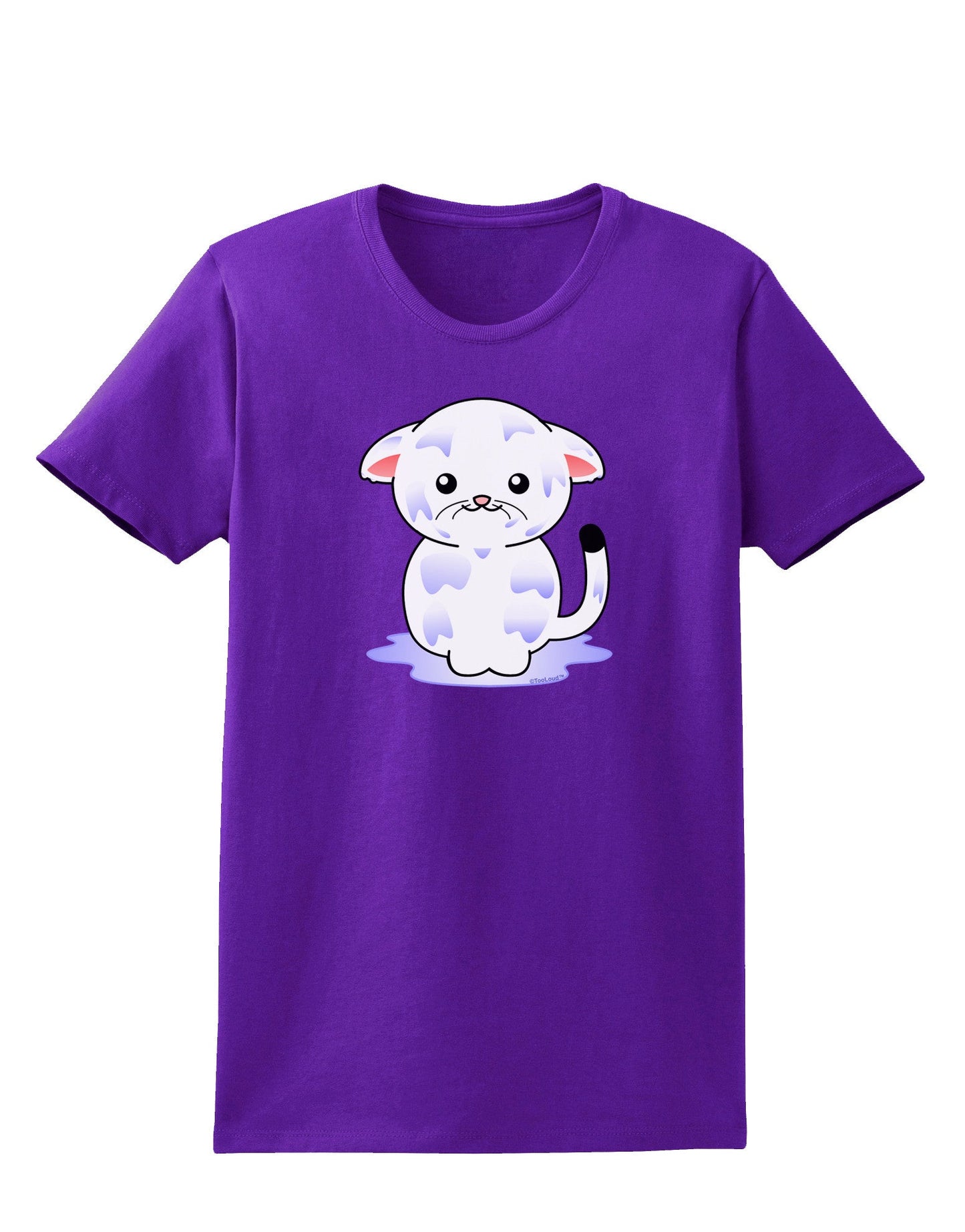 TooLoud Wet Pussycat Womens Dark T-Shirt-TooLoud-Purple-X-Small-Davson Sales