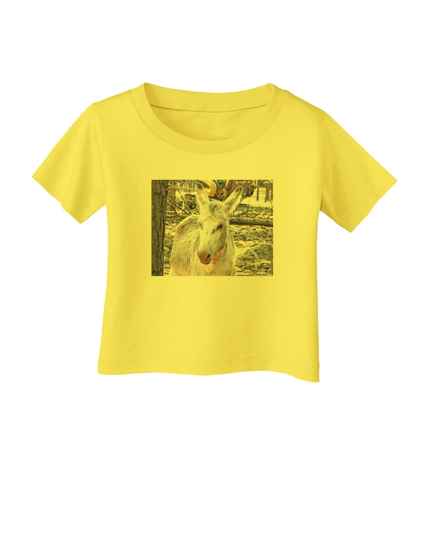 Troubled Burro Infant T-Shirt-Infant T-Shirt-TooLoud-Yellow-06-Months-Davson Sales