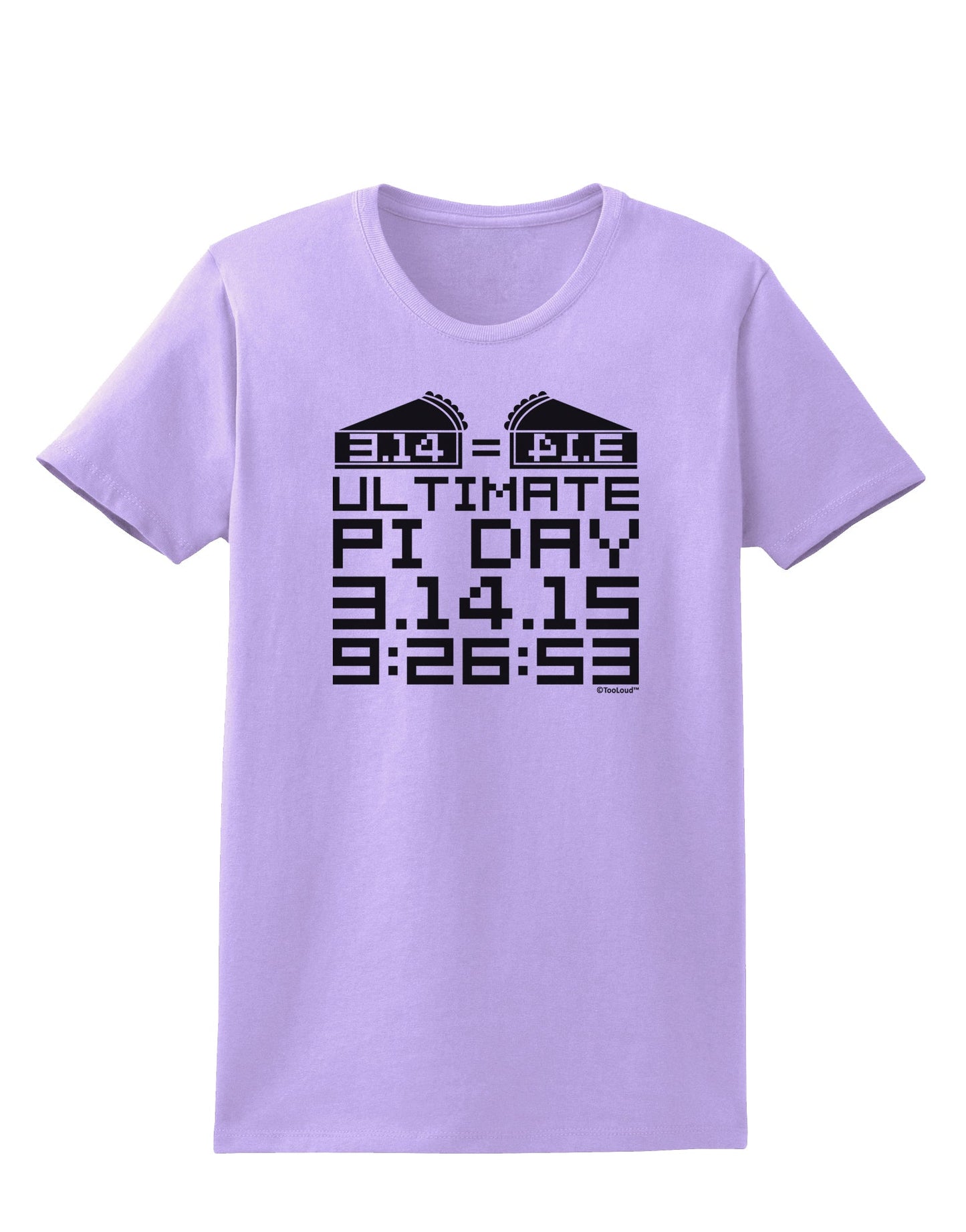 Ultimate Pi Day Design - Mirrored Pies Womens T-Shirt by TooLoud-Womens T-Shirt-TooLoud-Lavender-X-Small-Davson Sales