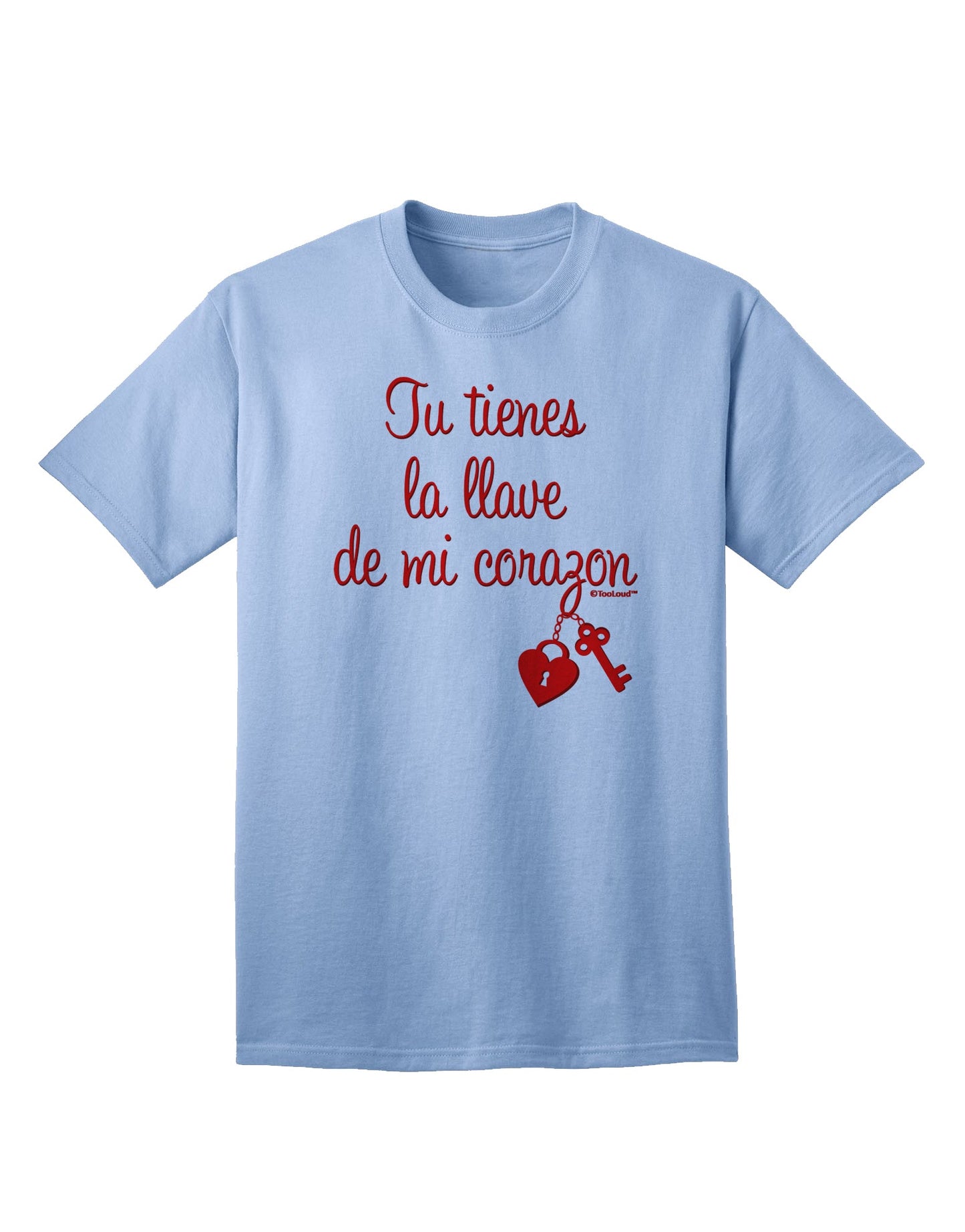 Unlock My Heart Adult T-Shirt by TooLoud - A Captivating Addition to Your Wardrobe-Mens T-shirts-TooLoud-Light-Blue-Small-Davson Sales