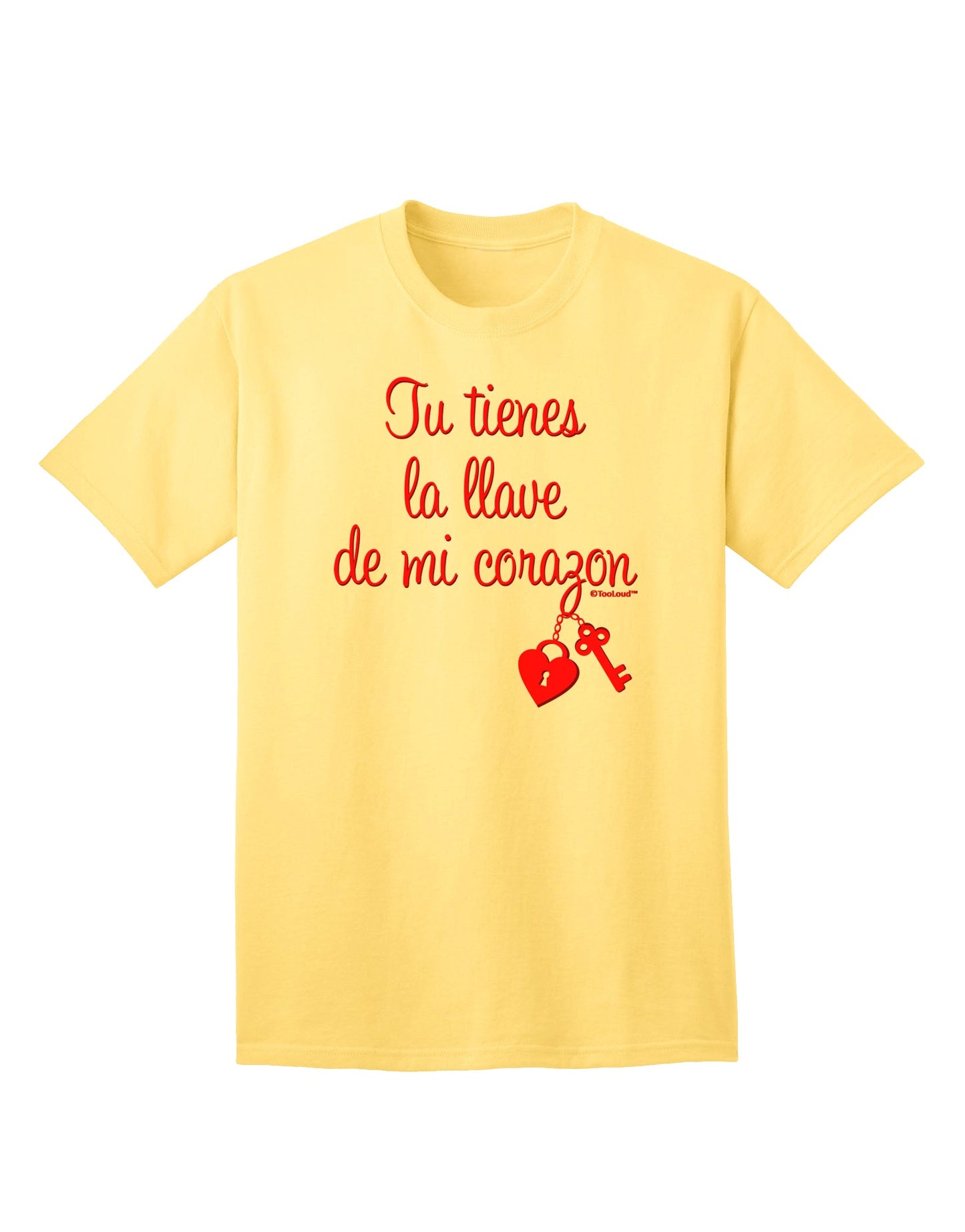 Unlock My Heart Adult T-Shirt by TooLoud - A Captivating Addition to Your Wardrobe-Mens T-shirts-TooLoud-Yellow-Small-Davson Sales