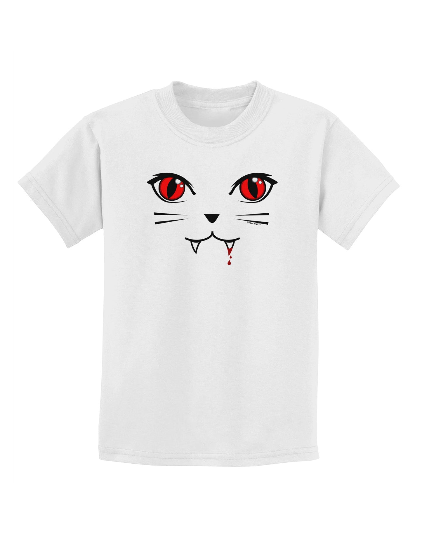 Vamp Kitty Childrens T-Shirt-Childrens T-Shirt-TooLoud-White-X-Small-Davson Sales