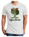 Vegan Badass Adult V-Neck T-shirt-Mens T-Shirt-TooLoud-White-Small-Davson Sales
