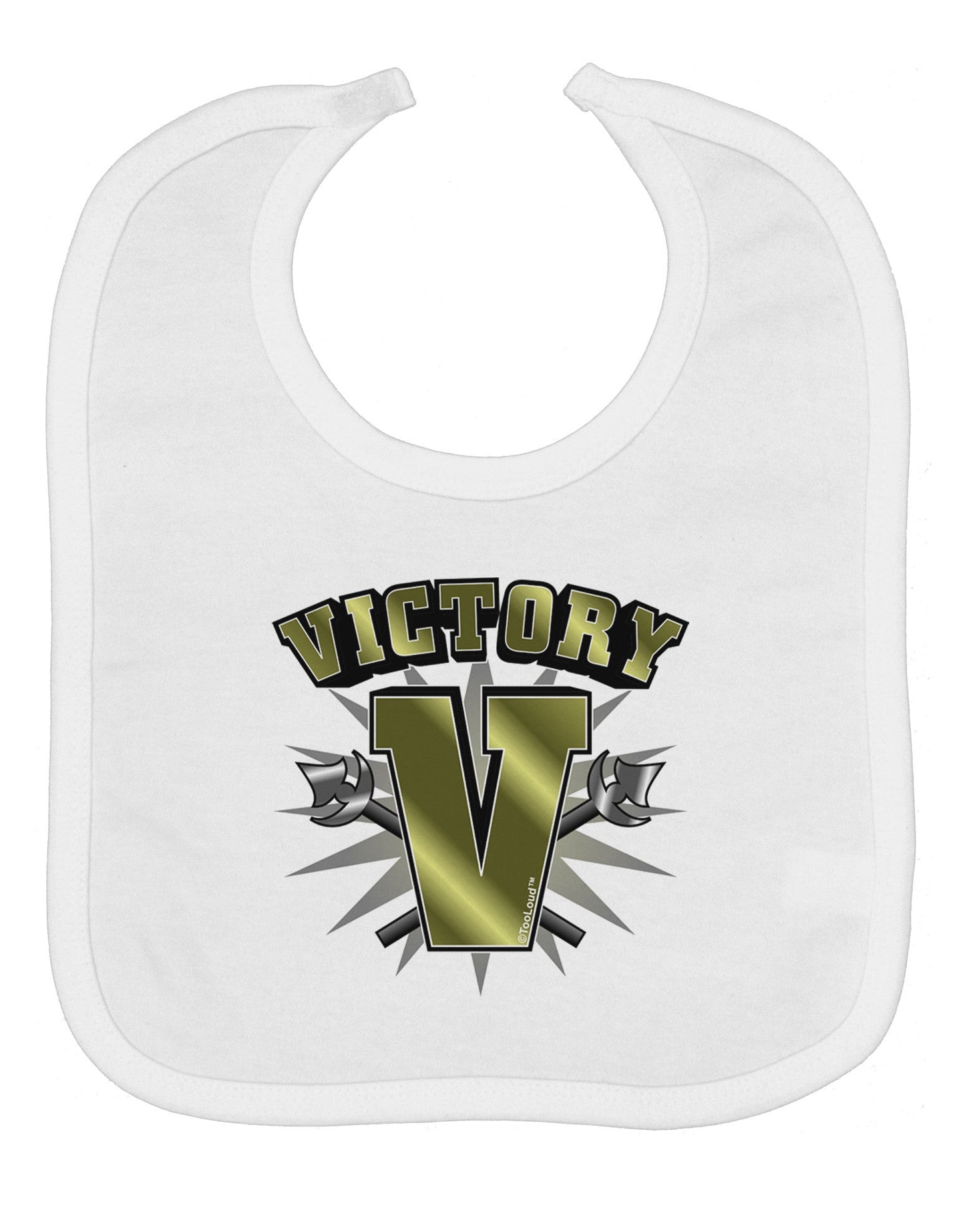 Victory V Baby Bib