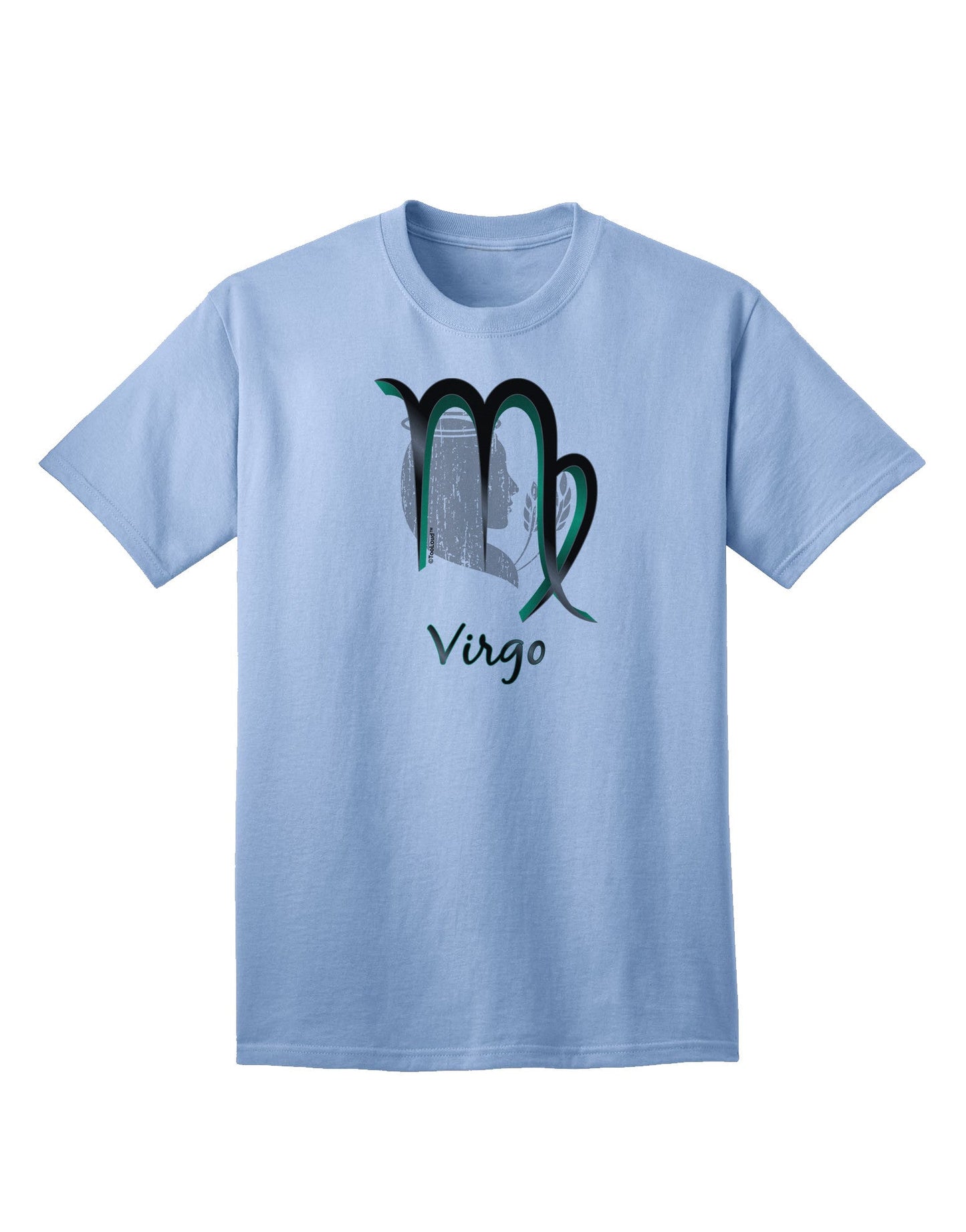 Virgo Symbol Adult T-Shirt-unisex t-shirt-TooLoud-Light-Blue-Small-Davson Sales