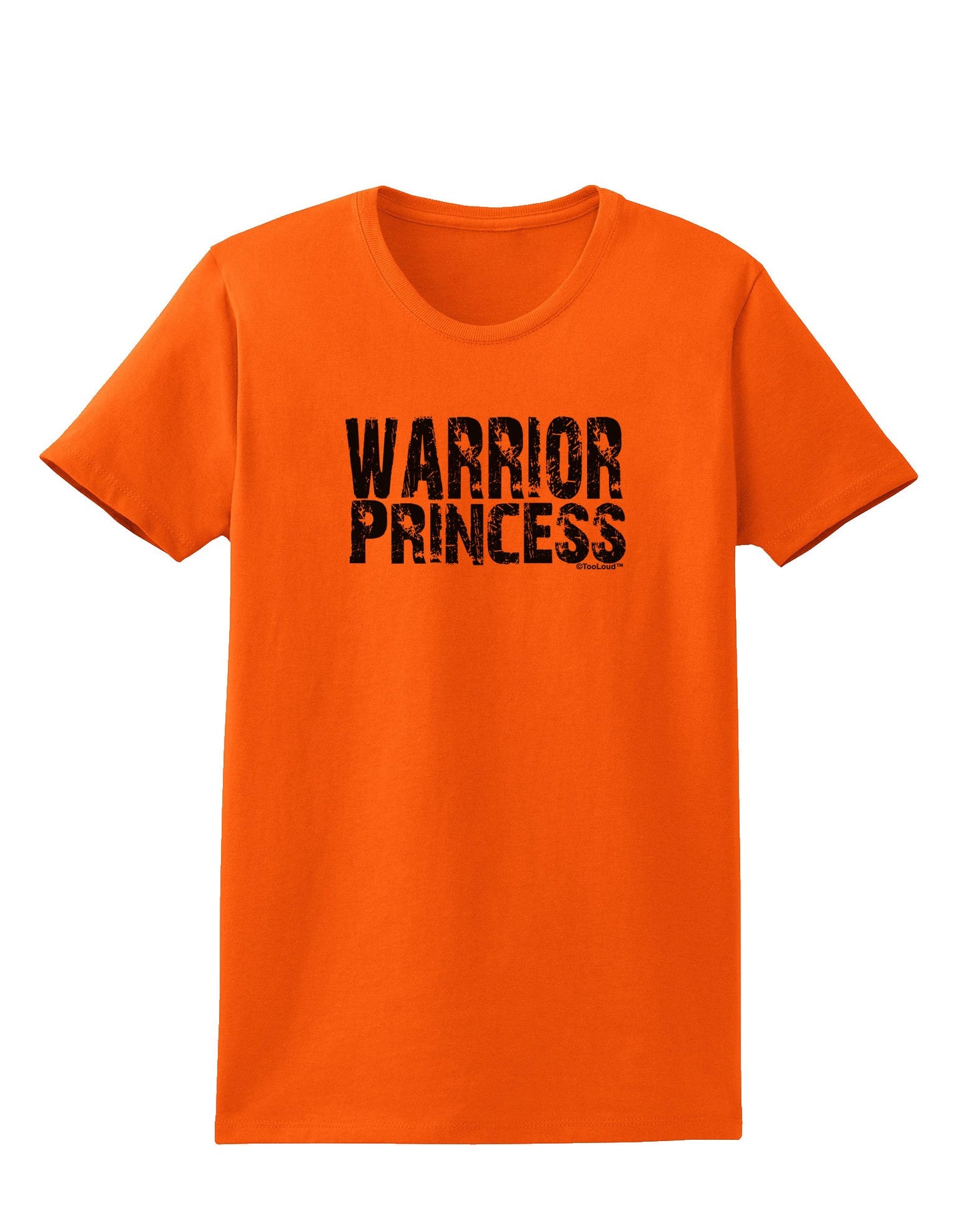 Warrior Princess Black and White Womens T-Shirt-Womens T-Shirt-TooLoud-Orange-X-Small-Davson Sales