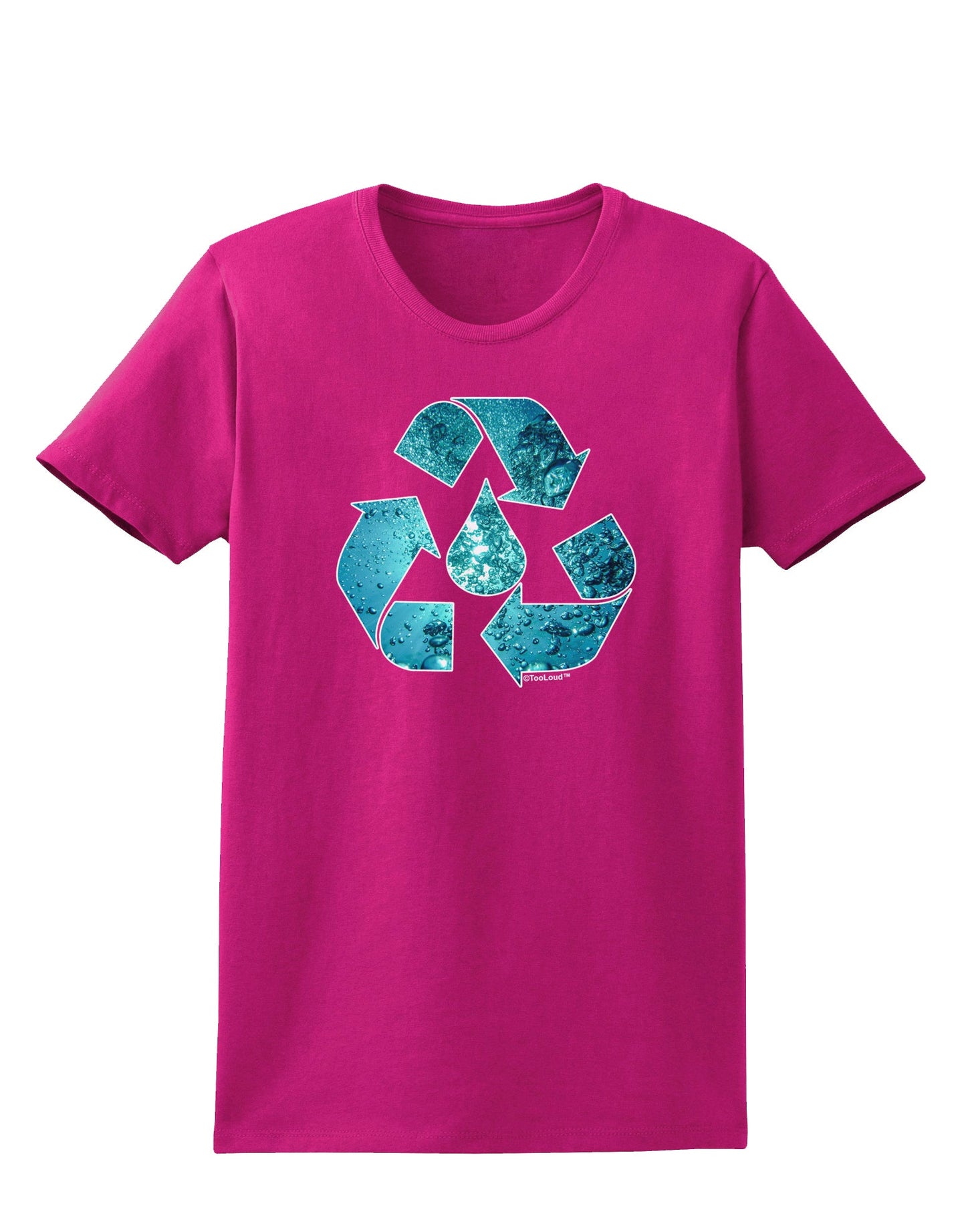 Water Conservation Womens Dark T-Shirt by TooLoud-Womens T-Shirt-TooLoud-Hot-Pink-Small-Davson Sales