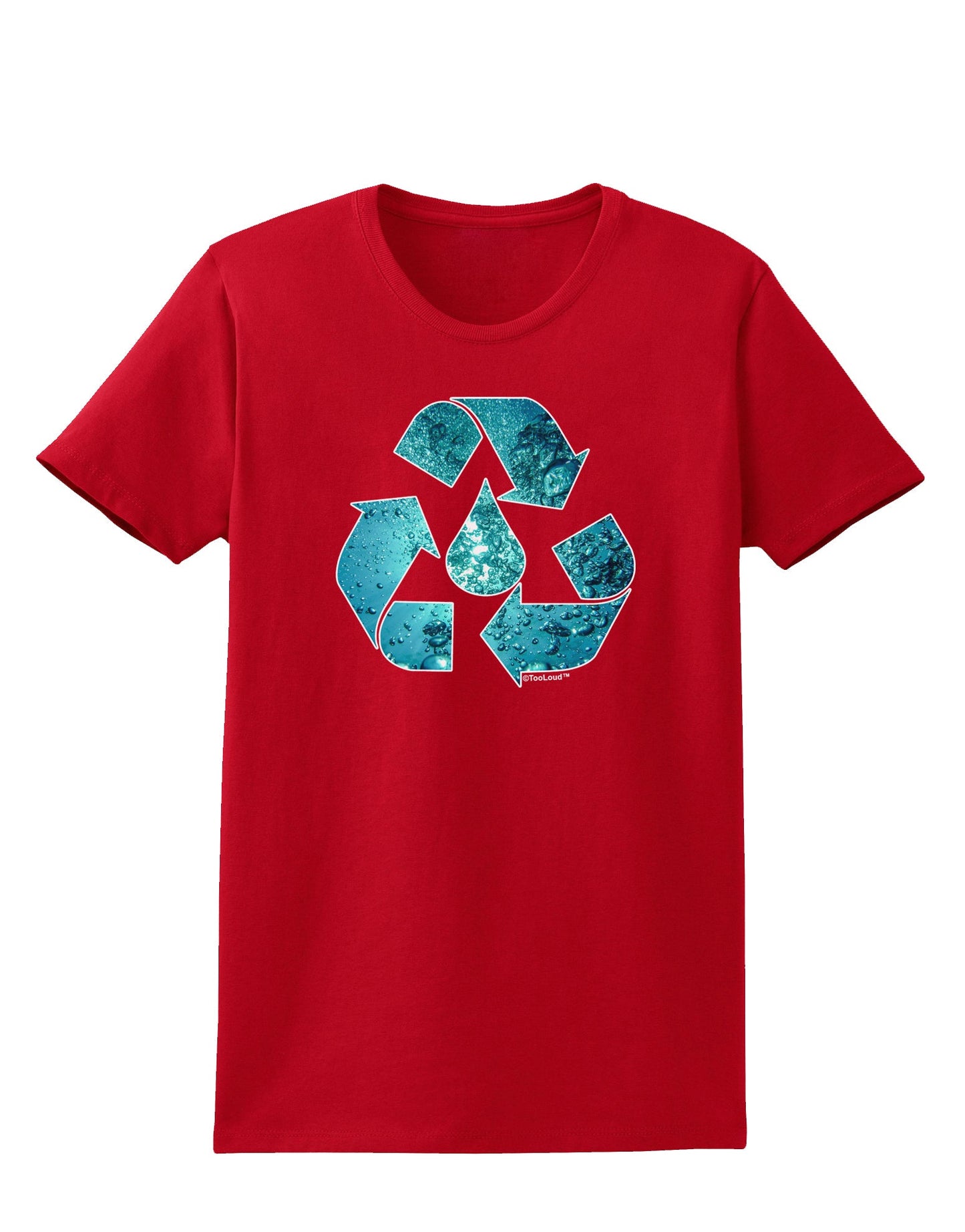 Water Conservation Womens Dark T-Shirt by TooLoud-Womens T-Shirt-TooLoud-Red-X-Small-Davson Sales
