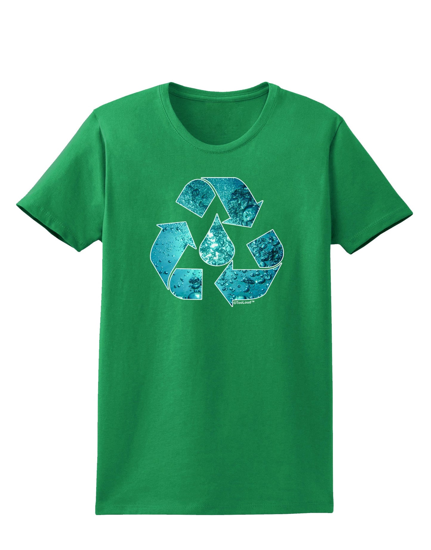 Water Conservation Womens Dark T-Shirt by TooLoud-Womens T-Shirt-TooLoud-Kelly-Green-X-Small-Davson Sales