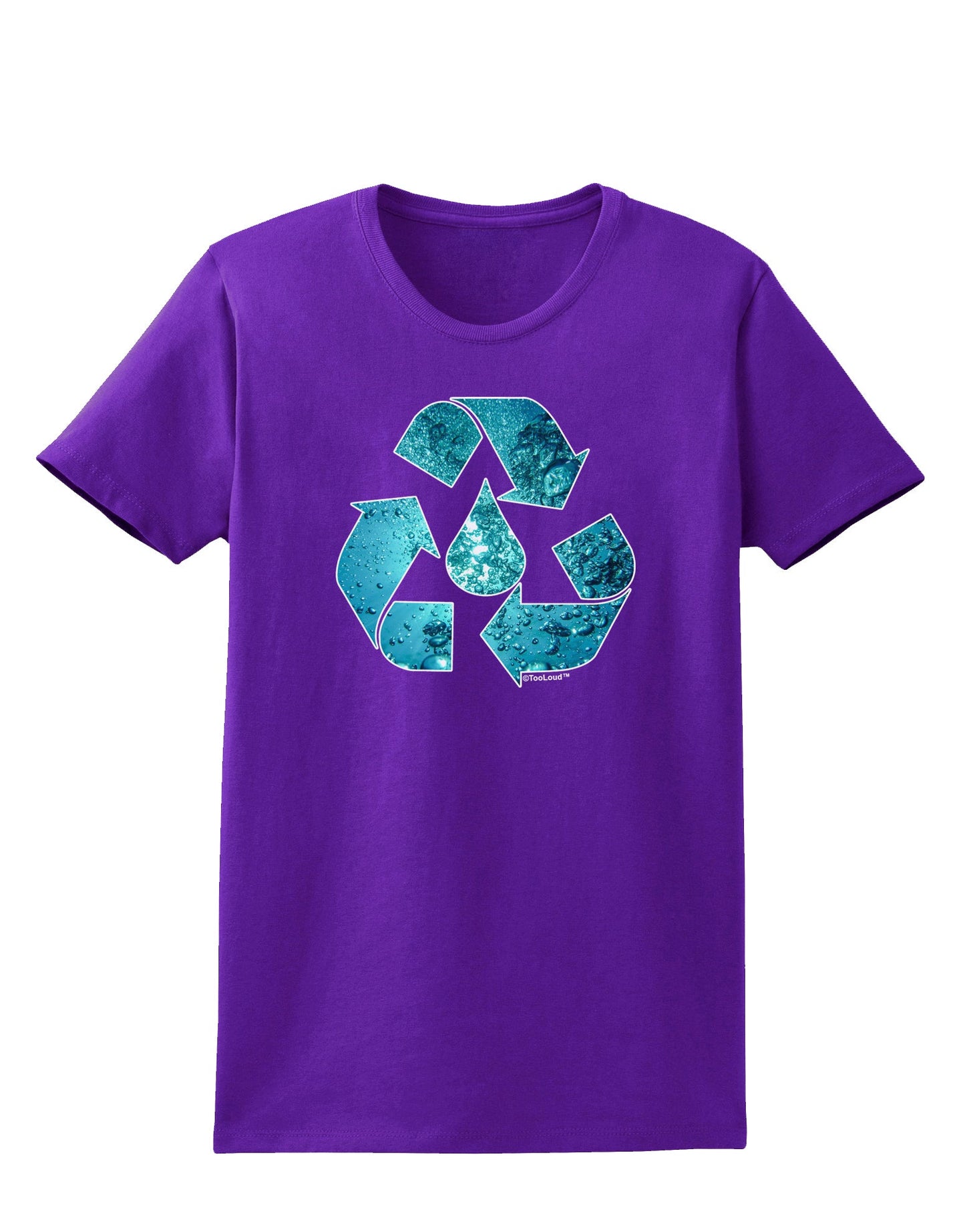 Water Conservation Womens Dark T-Shirt by TooLoud-Womens T-Shirt-TooLoud-Purple-X-Small-Davson Sales