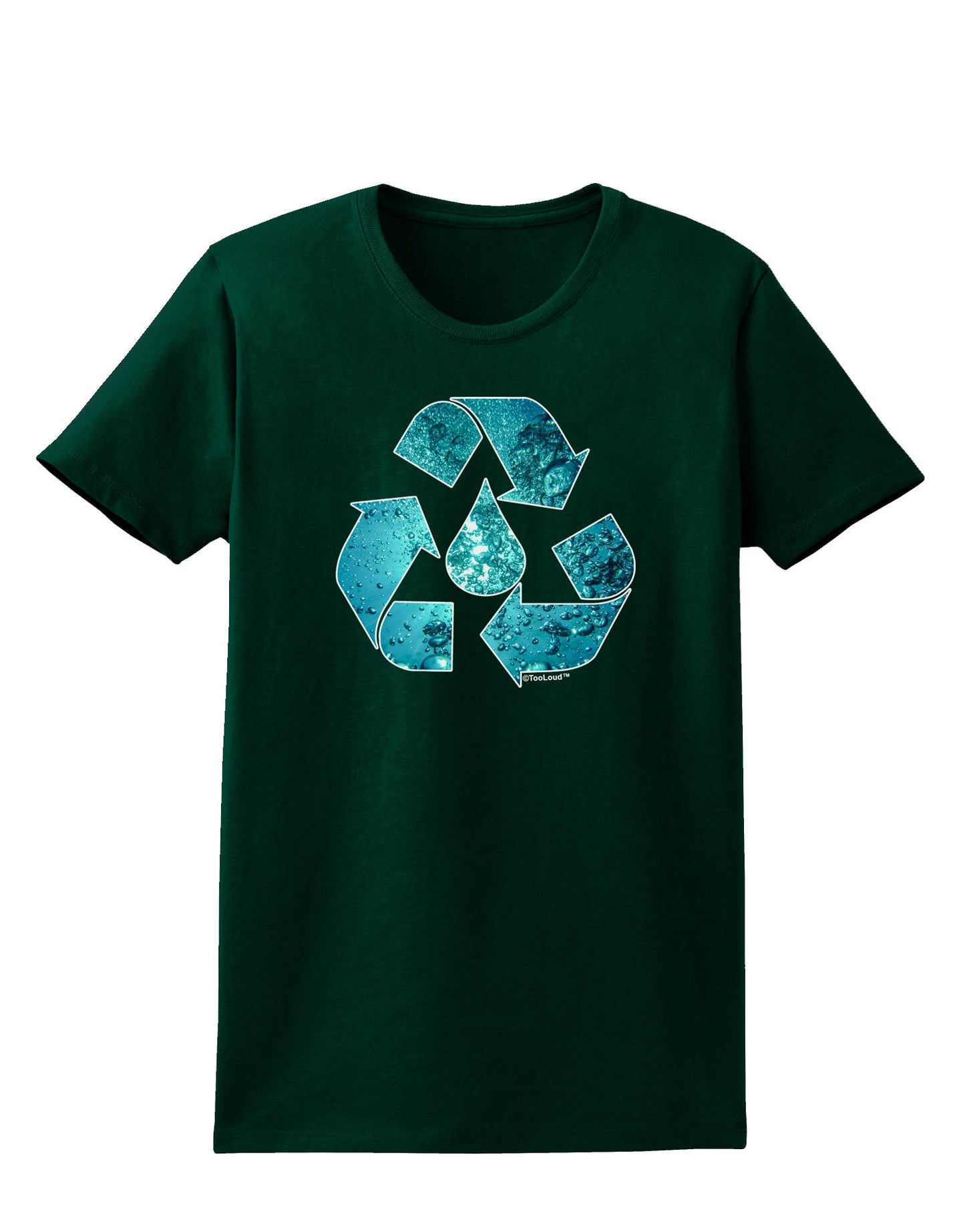 Water Conservation Womens Dark T-Shirt by TooLoud-Womens T-Shirt-TooLoud-Forest-Green-Small-Davson Sales