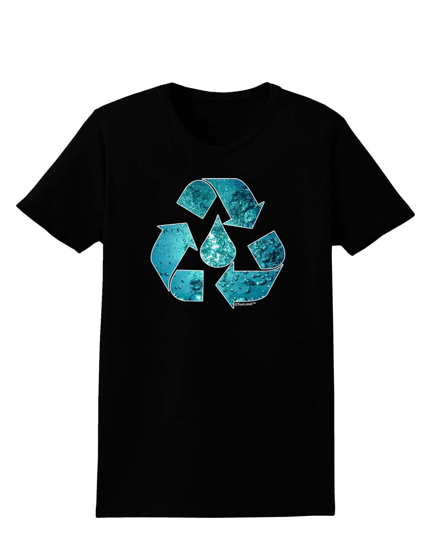 Water Conservation Womens Dark T-Shirt by TooLoud-Womens T-Shirt-TooLoud-Black-X-Small-Davson Sales