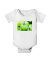 Watercolor Green Tomatoes Baby Romper Bodysuit-Baby Romper-TooLoud-White-06-Months-Davson Sales
