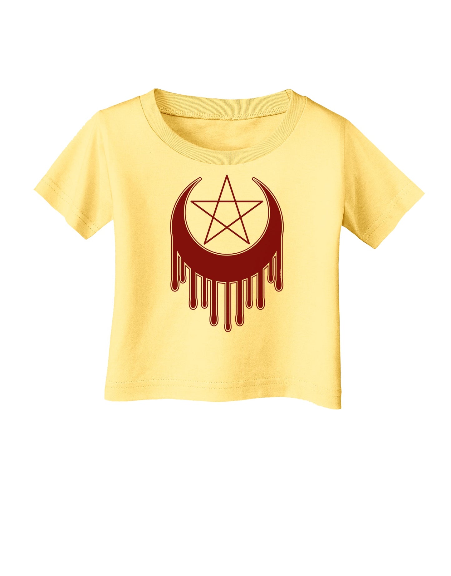 Weeping Crescent Blood Moon Star Infant T-Shirt-Infant T-Shirt-TooLoud-Daffodil-Yellow-06-Months-Davson Sales
