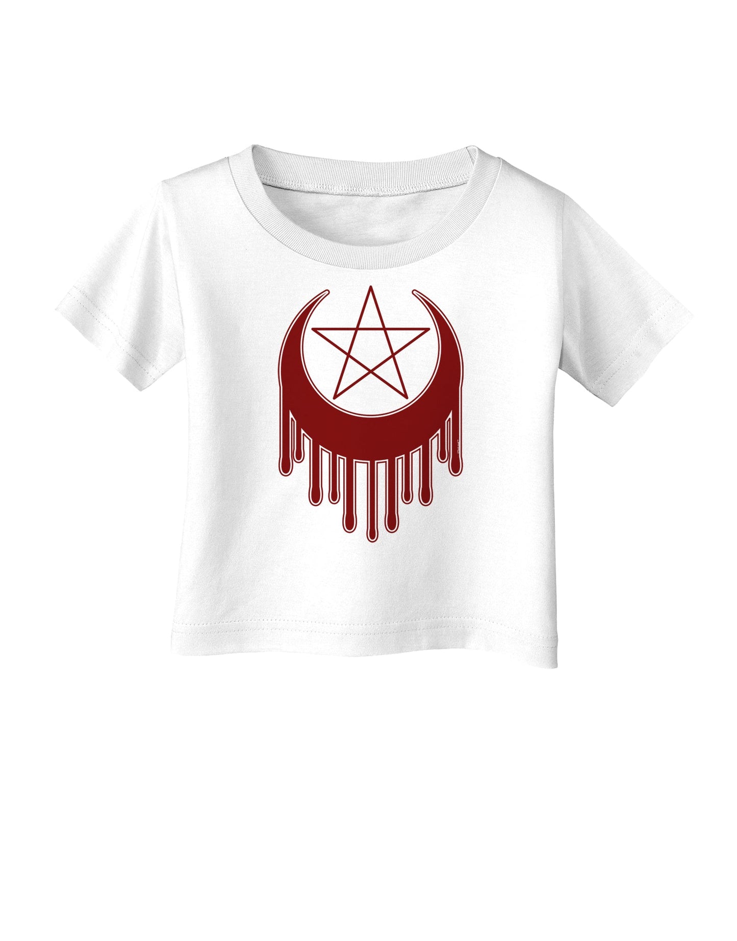 Weeping Crescent Blood Moon Star Infant T-Shirt-Infant T-Shirt-TooLoud-White-06-Months-Davson Sales