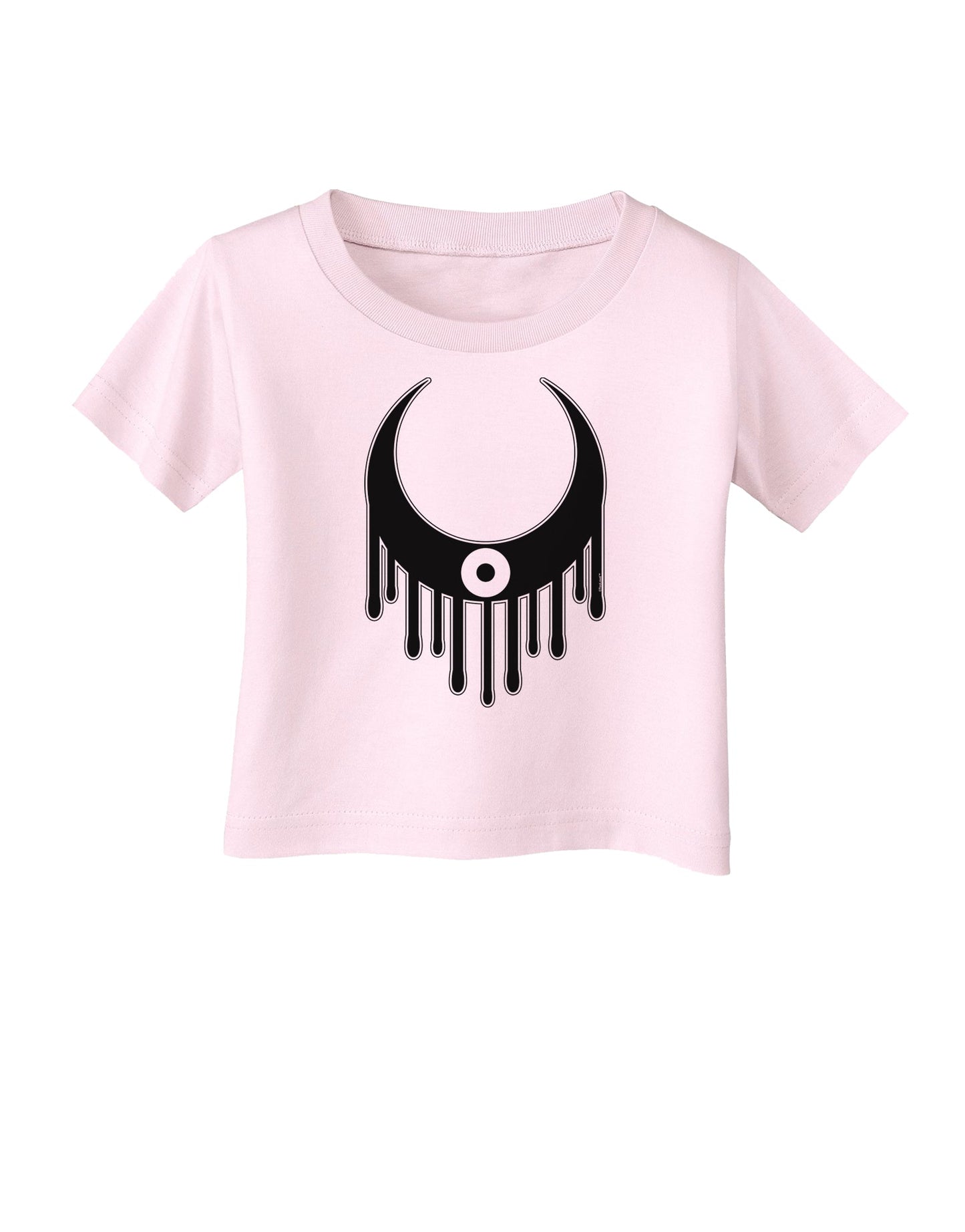 Weeping Crescent Eye - Halloween Infant T-Shirt-Infant T-Shirt-TooLoud-Light-Pink-06-Months-Davson Sales