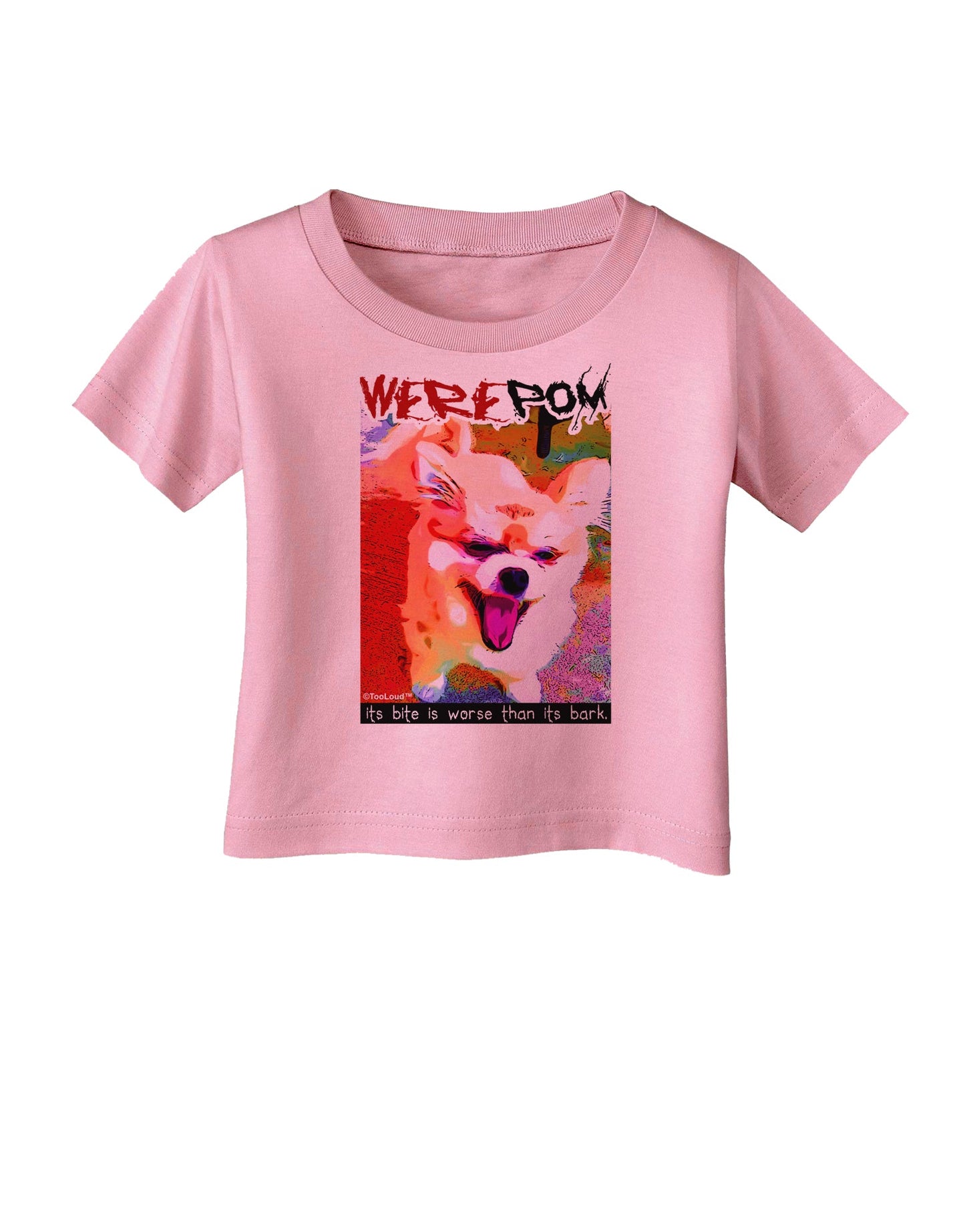 WerePom - Werewolf Pomeranian Infant T-Shirt by TooLoud-Infant T-Shirt-TooLoud-Candy-Pink-06-Months-Davson Sales