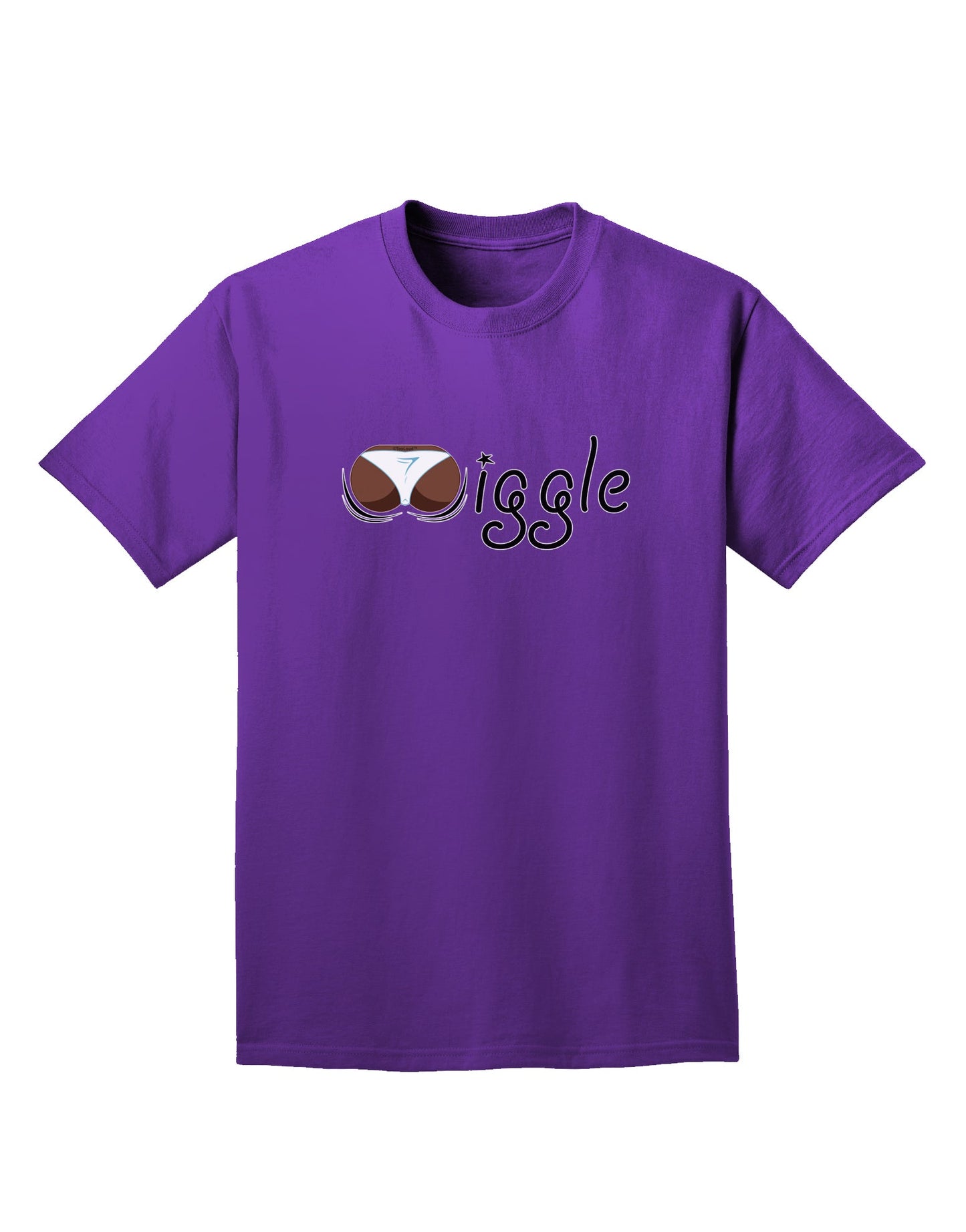 Wiggle - Twerk Dark Adult Dark T-Shirt-Mens T-Shirt-TooLoud-Purple-Small-Davson Sales