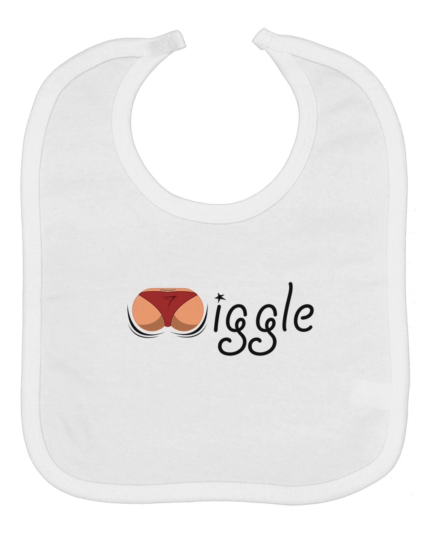 Wiggle - Twerk Medium Baby Bib