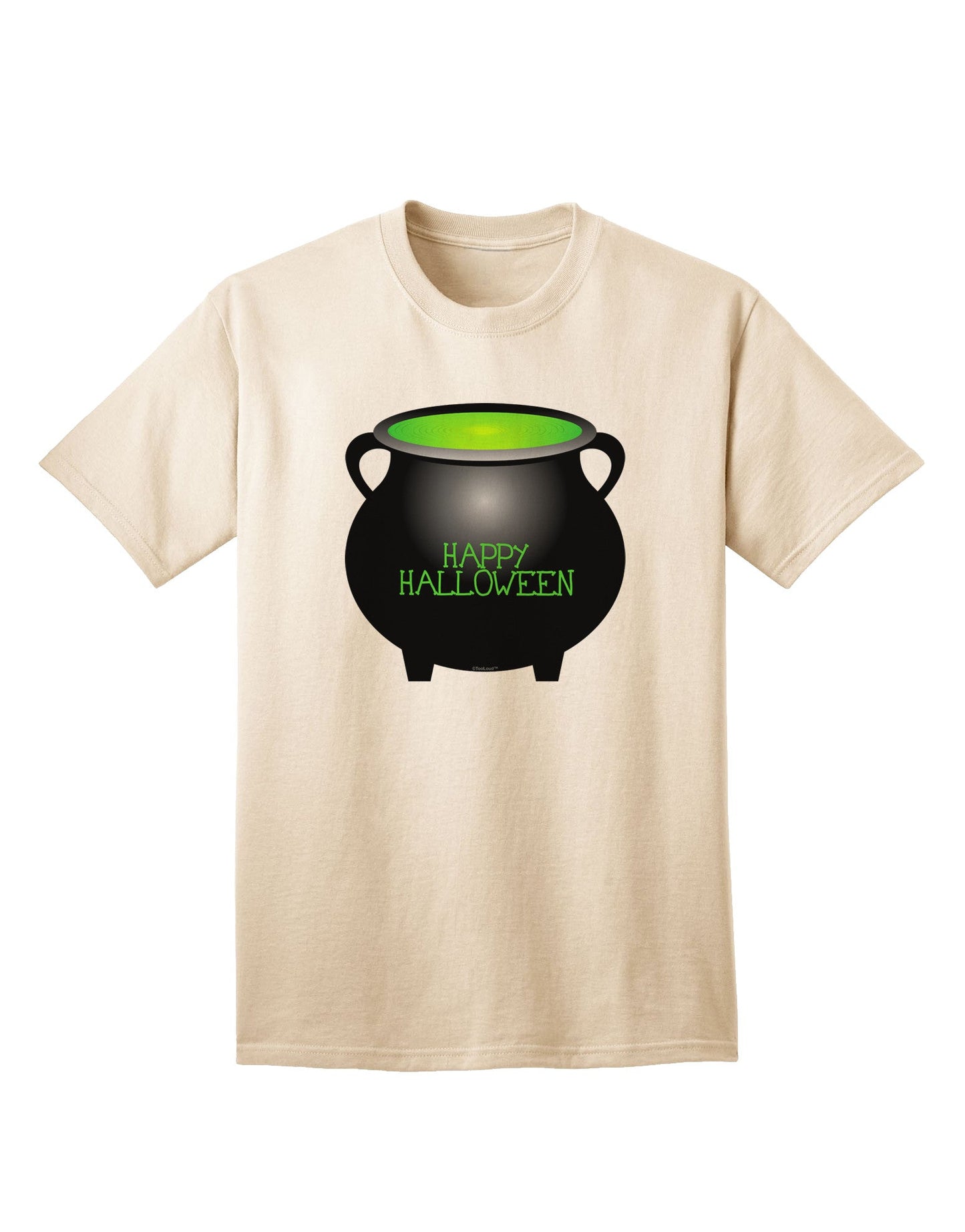 Witches Cauldron Happy Halloween - Premium Adult T-Shirt Collection-Mens T-shirts-TooLoud-Natural-Small-Davson Sales