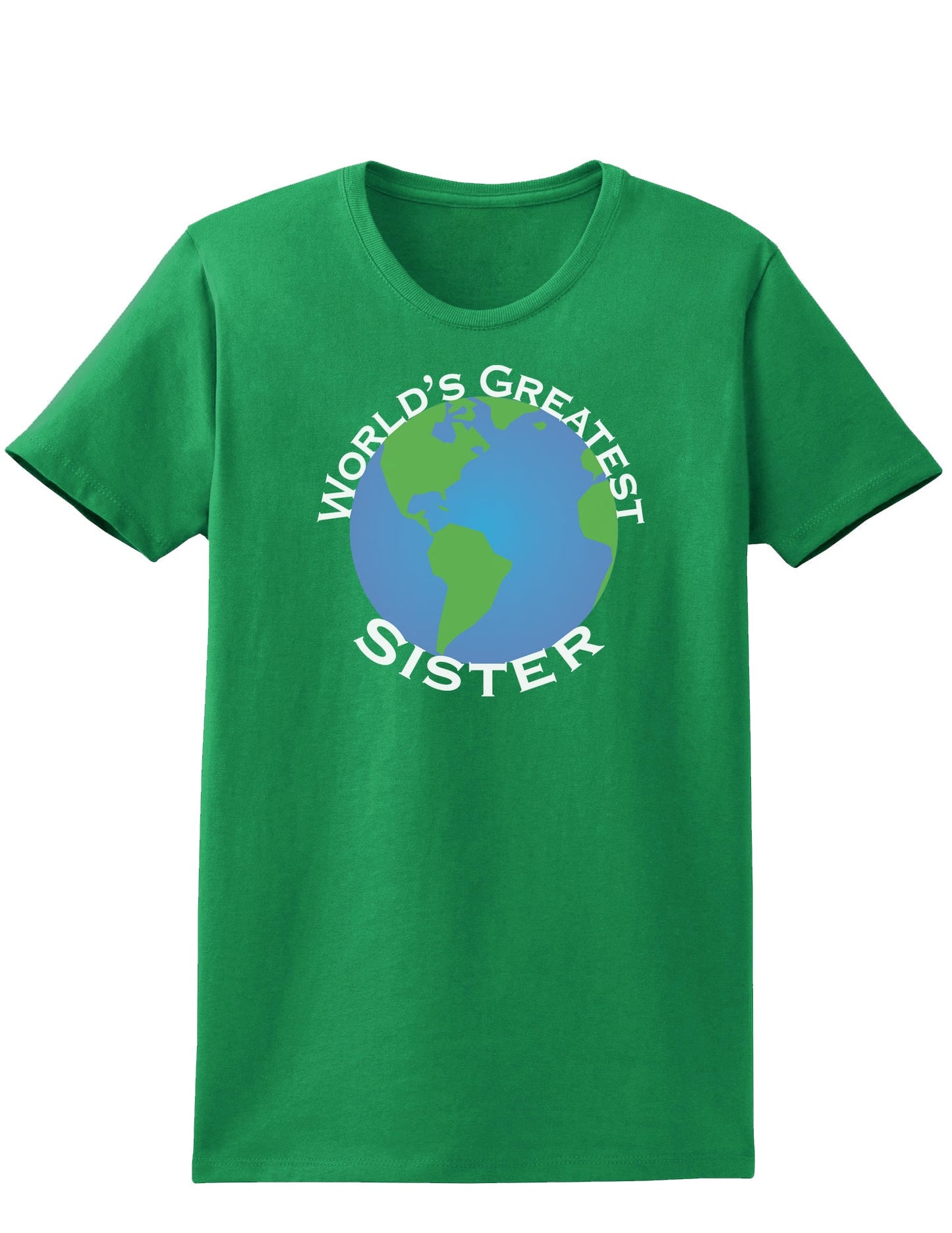 World's Greatest Sister Womens Dark T-Shirt-TooLoud-Kelly-Green-X-Small-Davson Sales