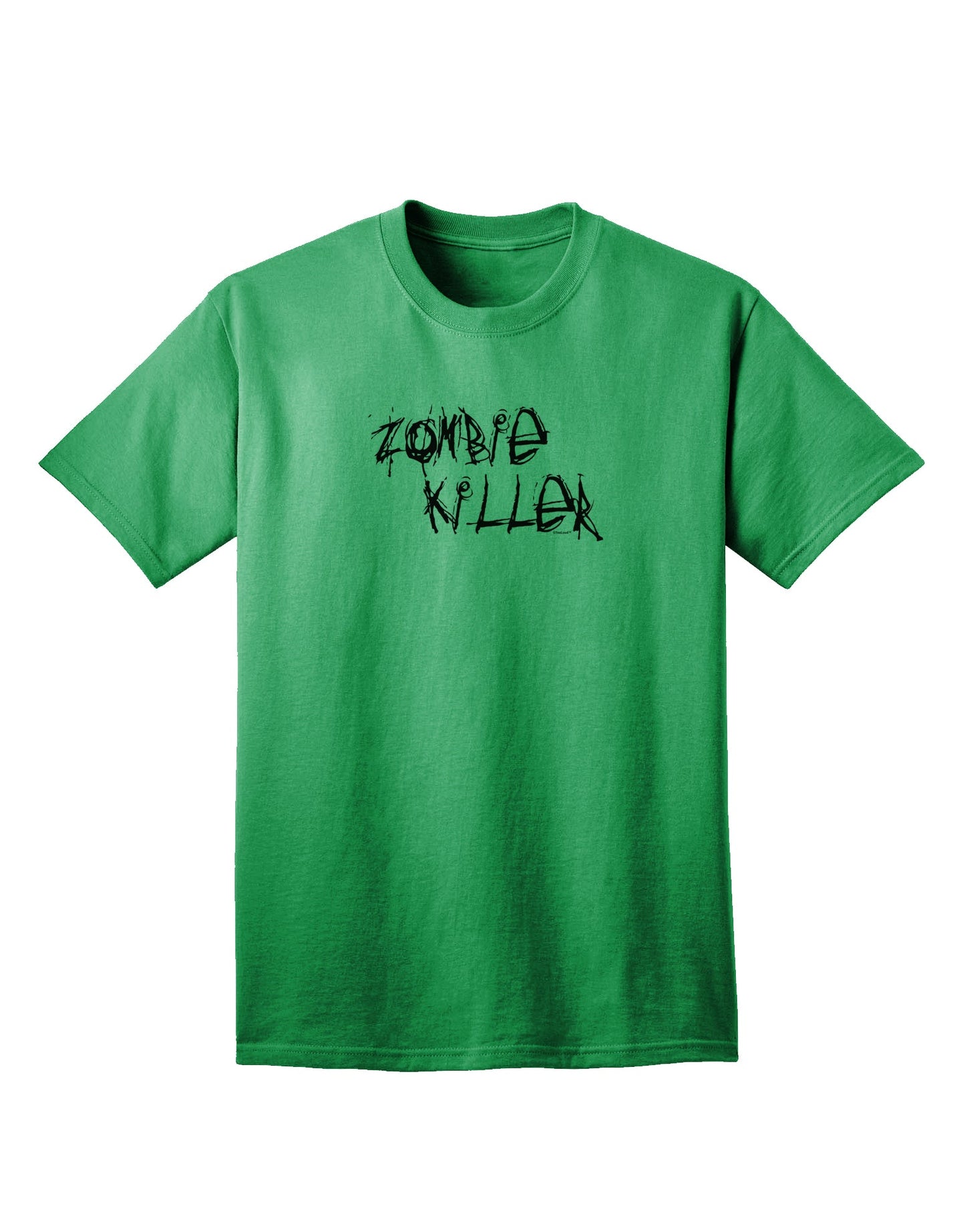 Zombie Slayer - Apocalypse-themed Halloween Adult T-Shirt-Mens T-shirts-TooLoud-Kelly-Green-Small-Davson Sales