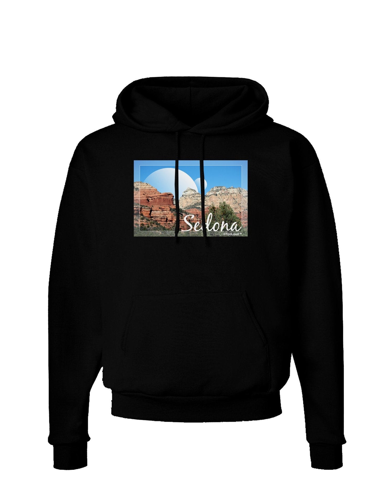 Abstract Sedona Dark Hoodie Sweatshirt-Hoodie-TooLoud-Black-XXX-Large-Davson Sales