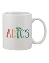 TooLoud Adios Printed 11oz Coffee Mug