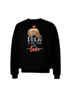 Brew a lil cup of love Sweatshirt-Sweatshirts-TooLoud-Black-Small-Davson Sales
