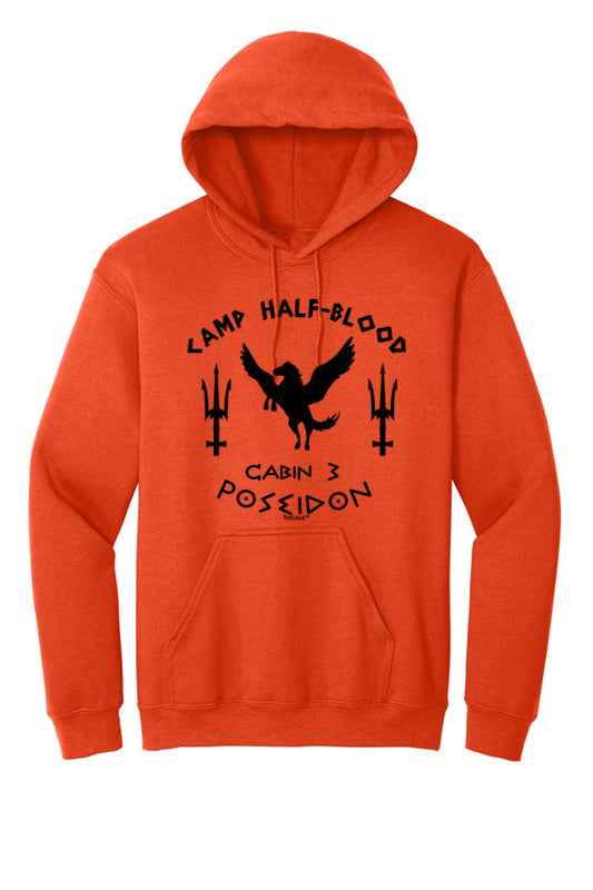Cabin 3 Poseidon Camp Half Blood Hoodie Sweatshirt-Hoodie-TooLoud-White-Small-Davson Sales