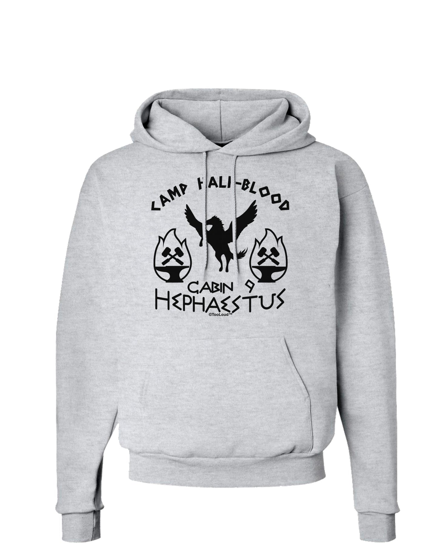 Cabin 9 Hephaestus Half Blood Hoodie Sweatshirt-Hoodie-TooLoud-White-Small-Davson Sales